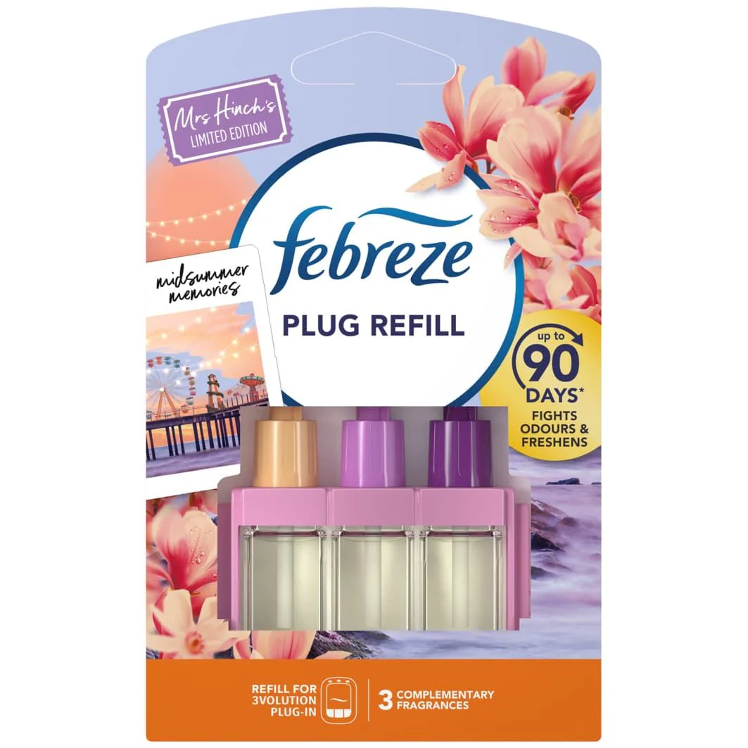 Febreze 3Volution Air Freshener Refill Mrs Hinch's Midsummer Memories (20ml)