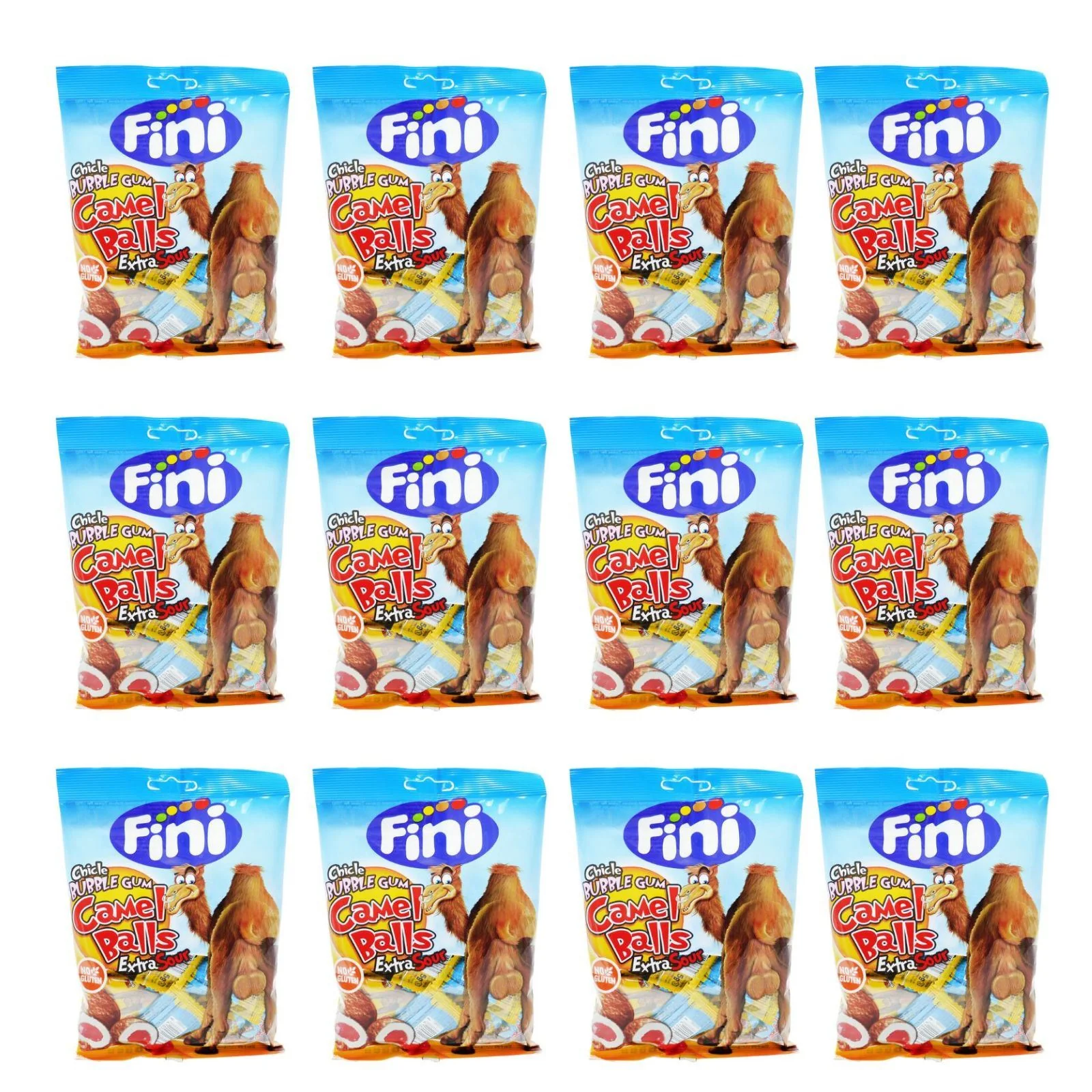Fini Camel Balls Gum Pieces 75g (Box of 12)
