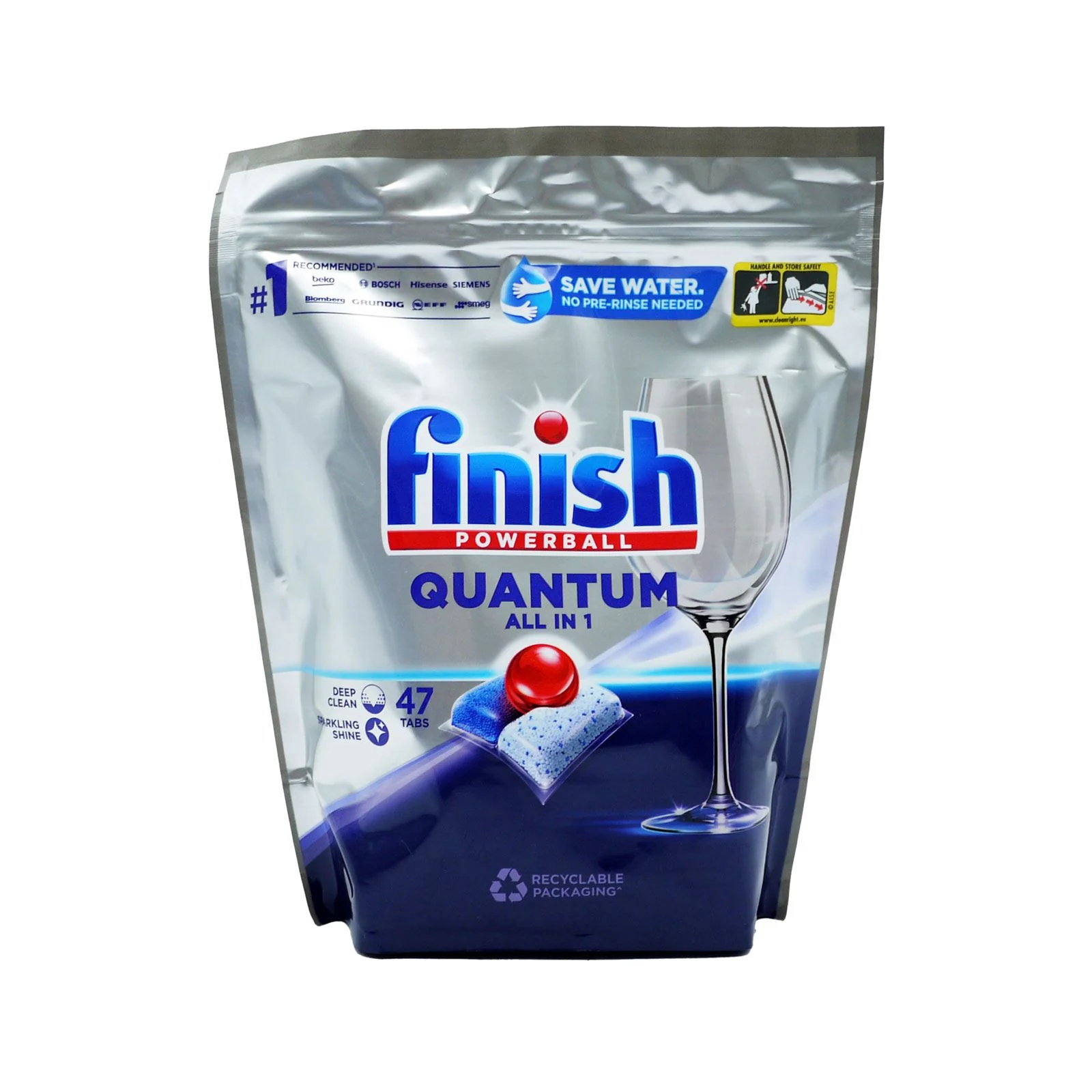 Finish Dishwasher Tablet Quantum Regular 47 Tablets