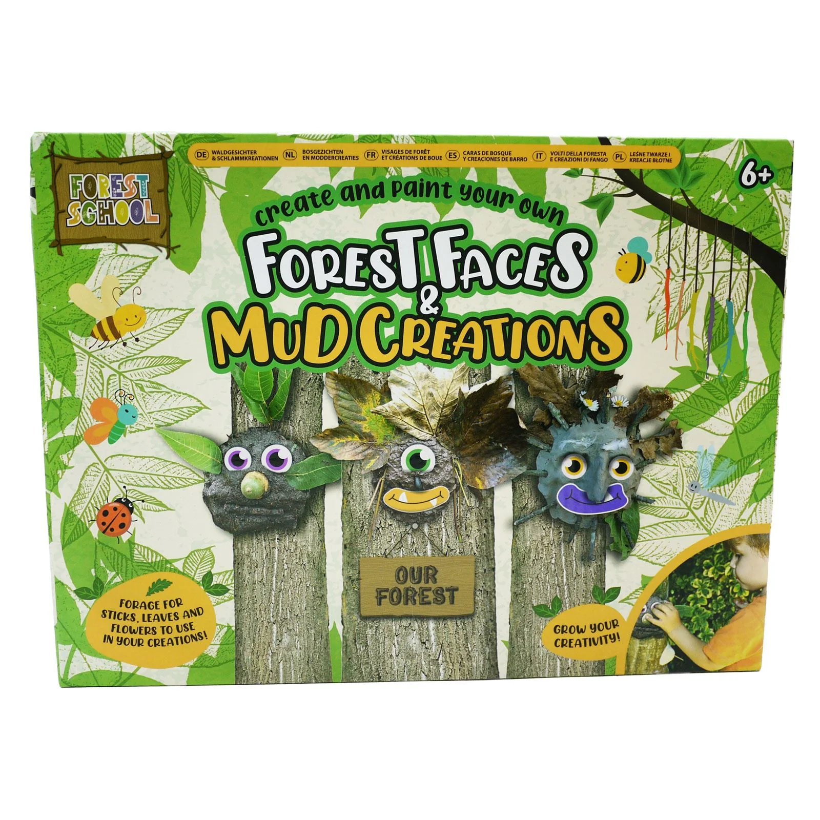 Forest Faces & Mud Creations Modelling Craft Kit