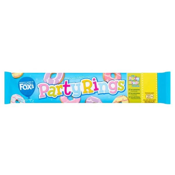 Fox's Party Rings Biscuits (12 x 125g) - Image 2