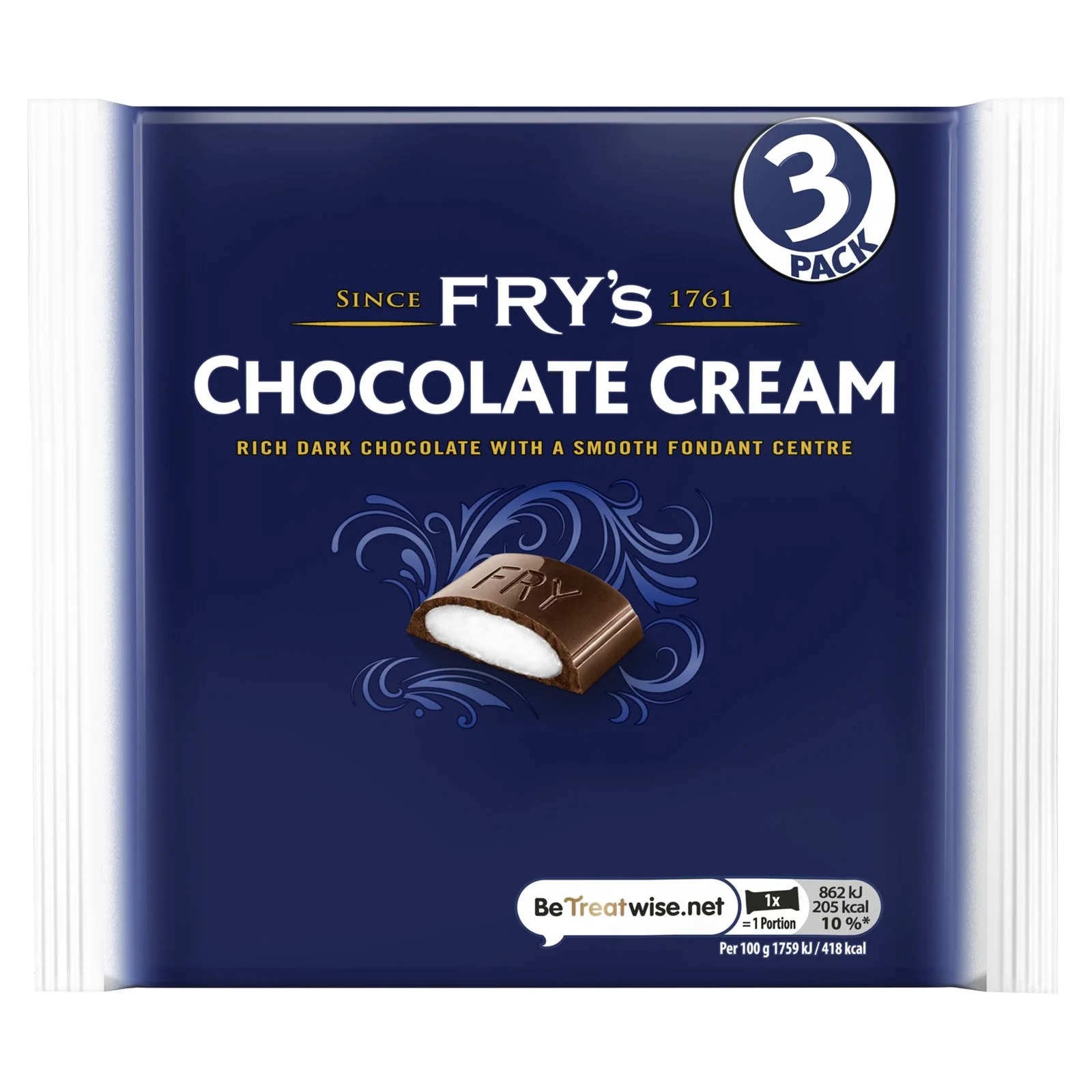Fry's Chocolate Cream 3 Pack 147g