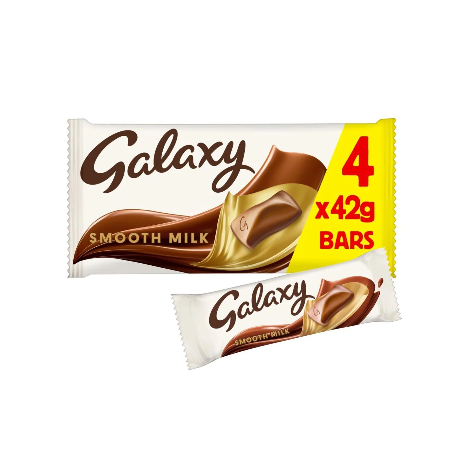 Galaxy Milk Chocolate Bars 4 x 42g