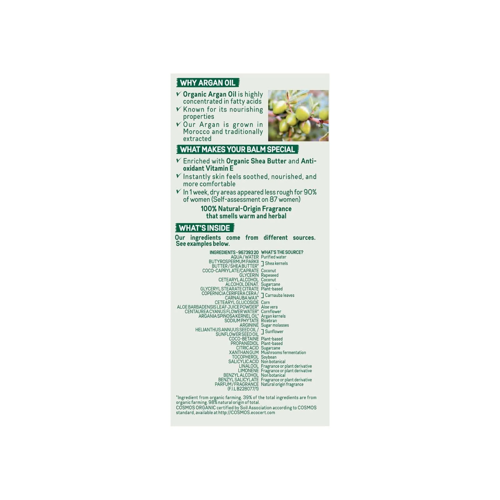 Garnier Organic Argan Multi Use Rescue Balm for Face, Body and Hands, 50ml - Image 5