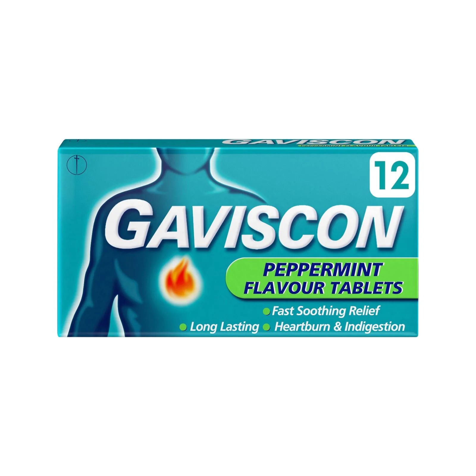 Gaviscon Peppermint Tablets 12's