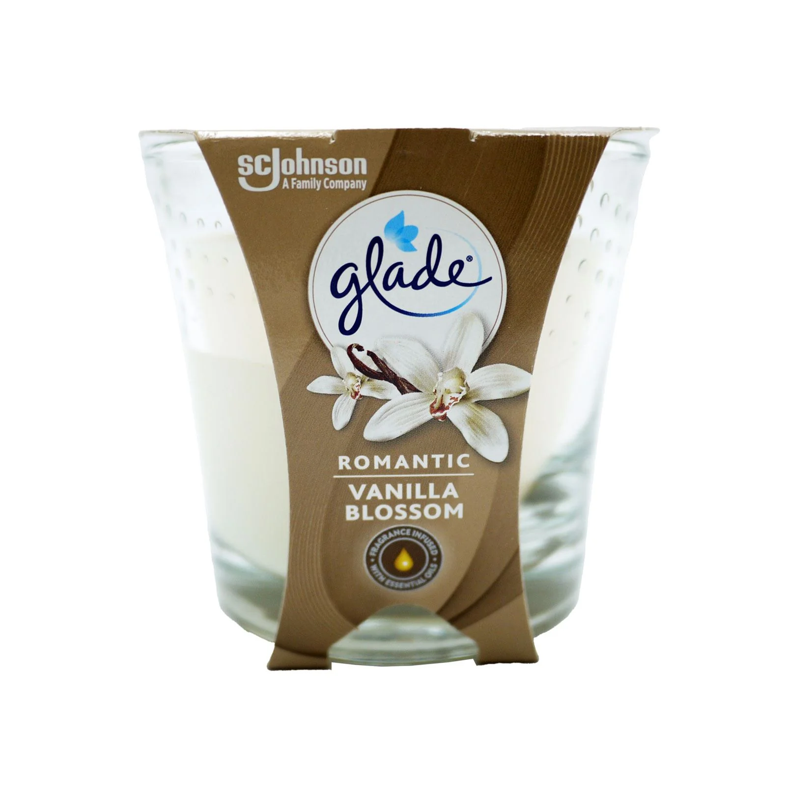 Glade Candle Romantic Vanilla Blossom 129 g