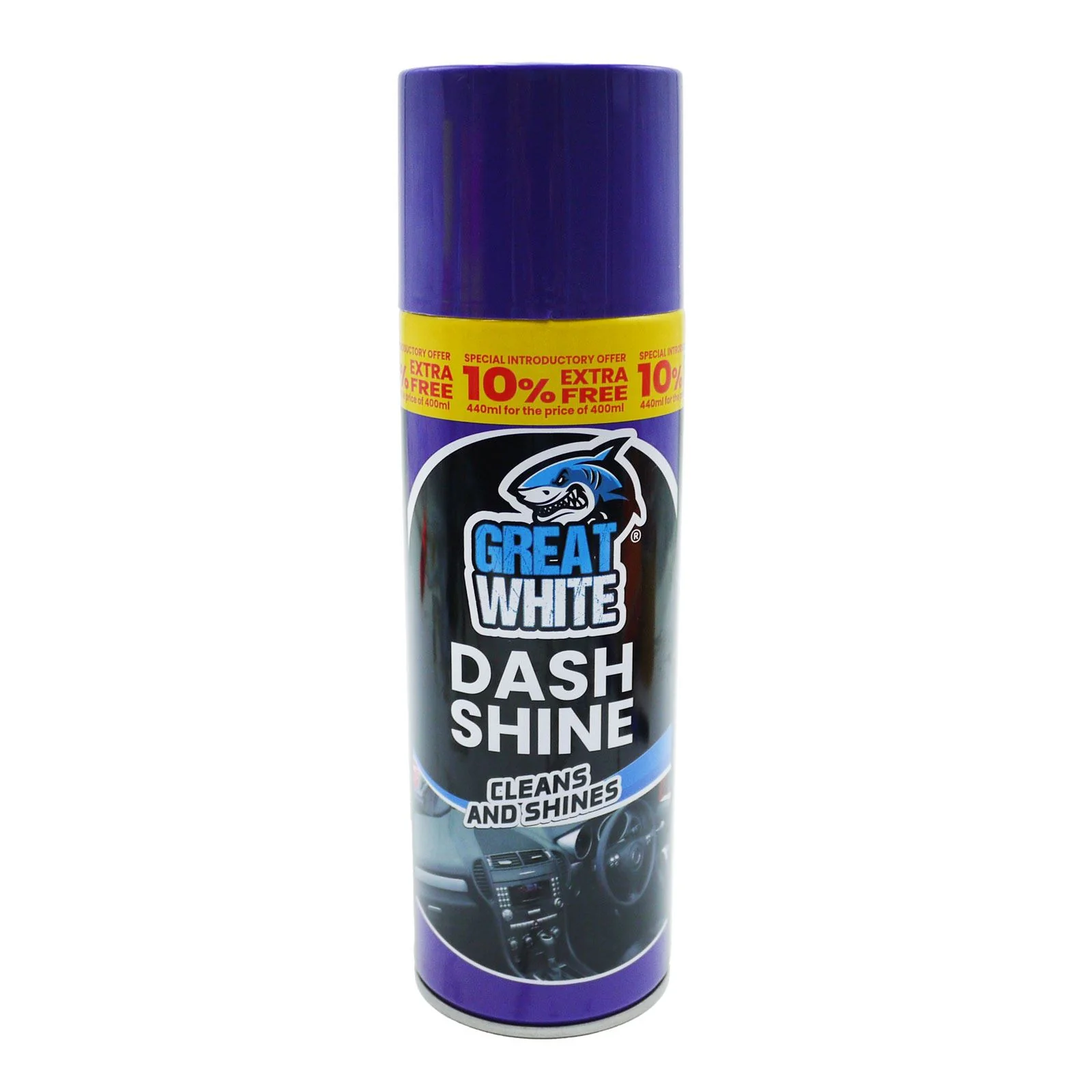 Great White Car Dash Shine 440ml