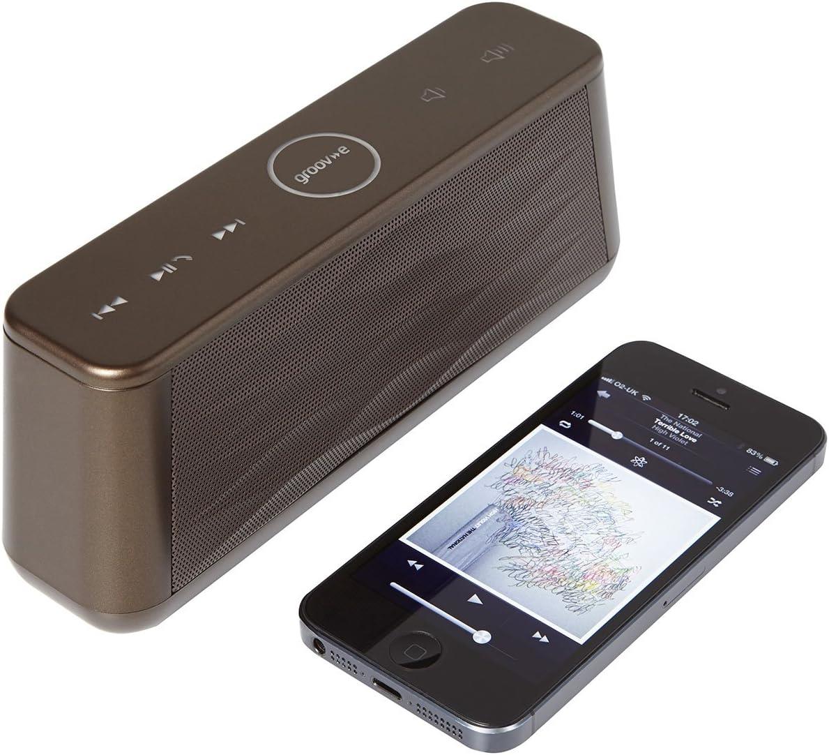 GROOV-E Bluetooth Speaker - Chocolate Brown - Image 2