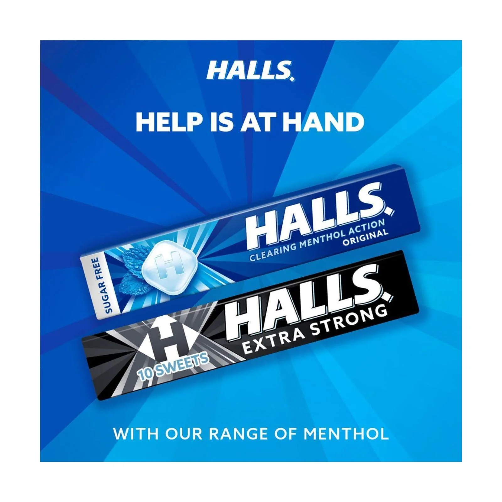 Halls Menthol Original Sugar Free Sweet (Box of 20) - Image 5