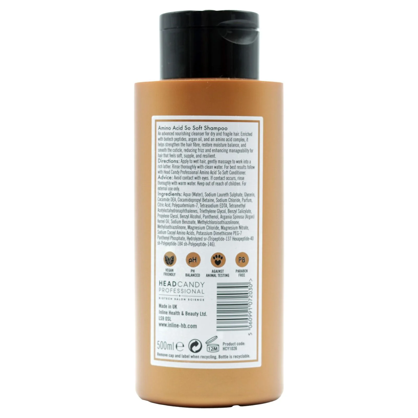 Head Candy Professional Amino Acid So Soft Shampoo (500ml) - Image 2