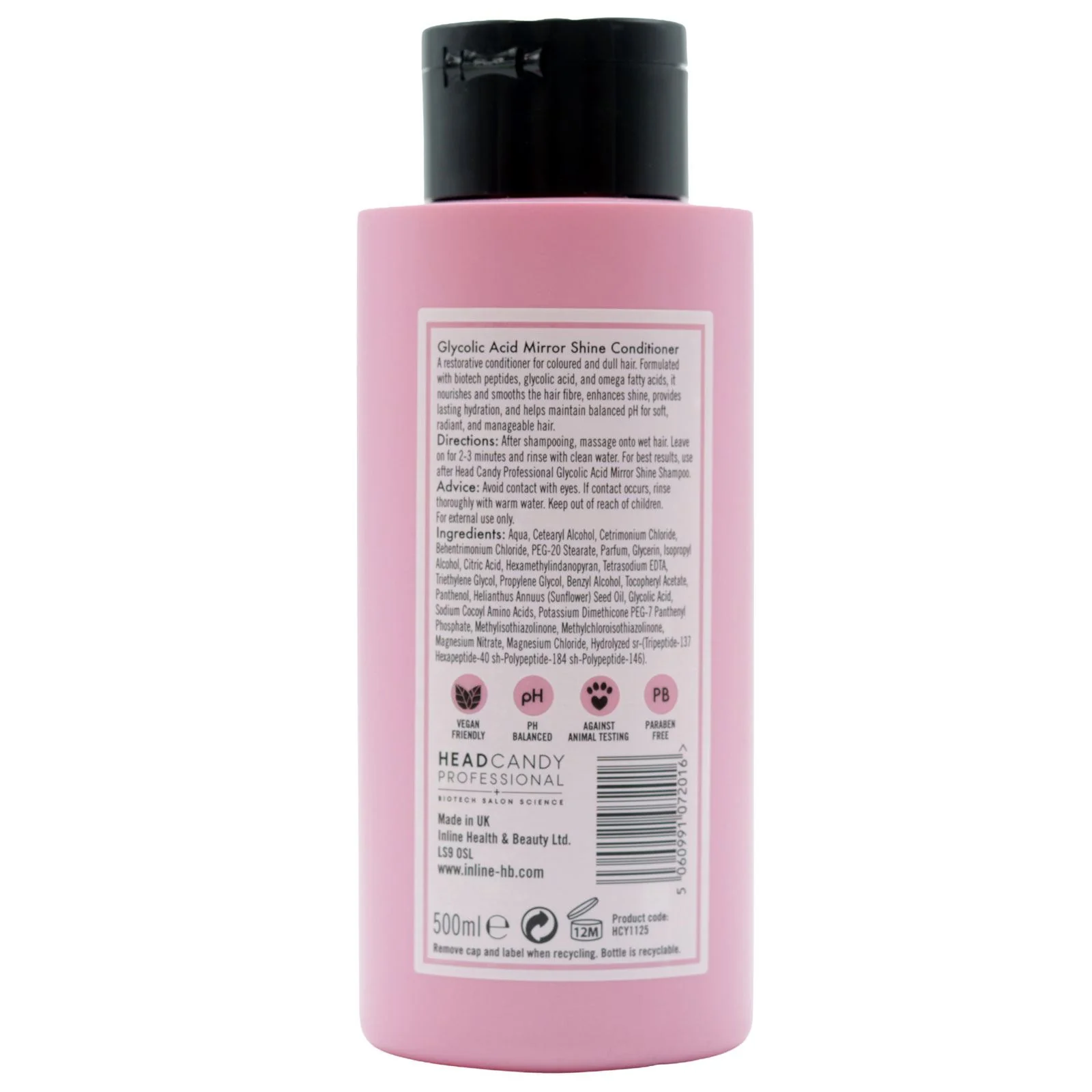 Head Candy Professional Glycolic Acid Mirror Shine Conditioner (500ml) - Image 2