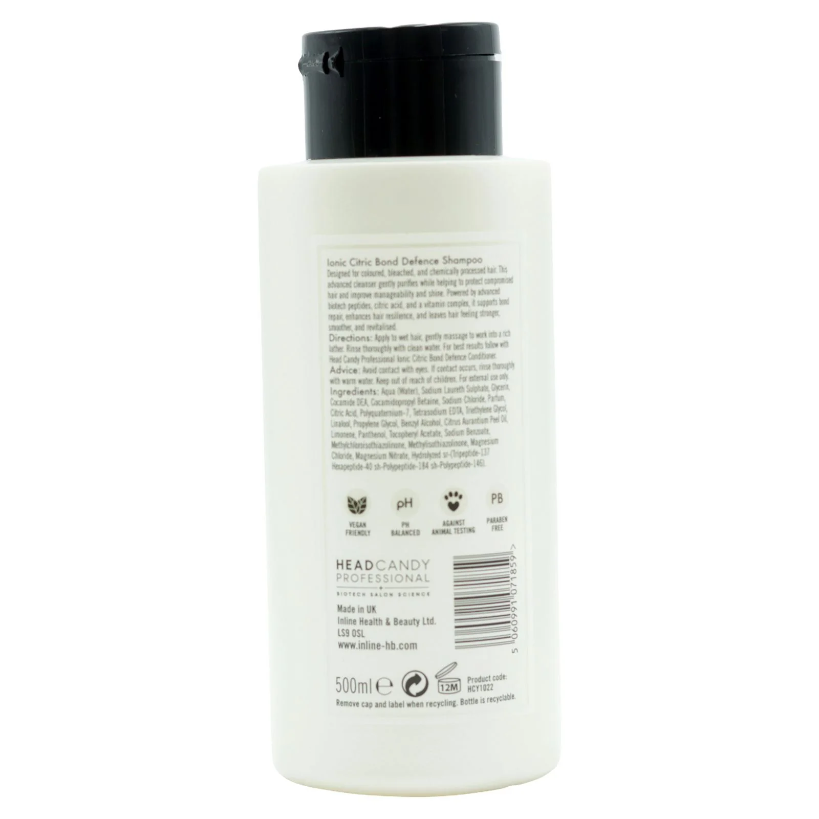 Head Candy Professional Ionic Citric Bond Defence Shampoo (500ml) - Image 2