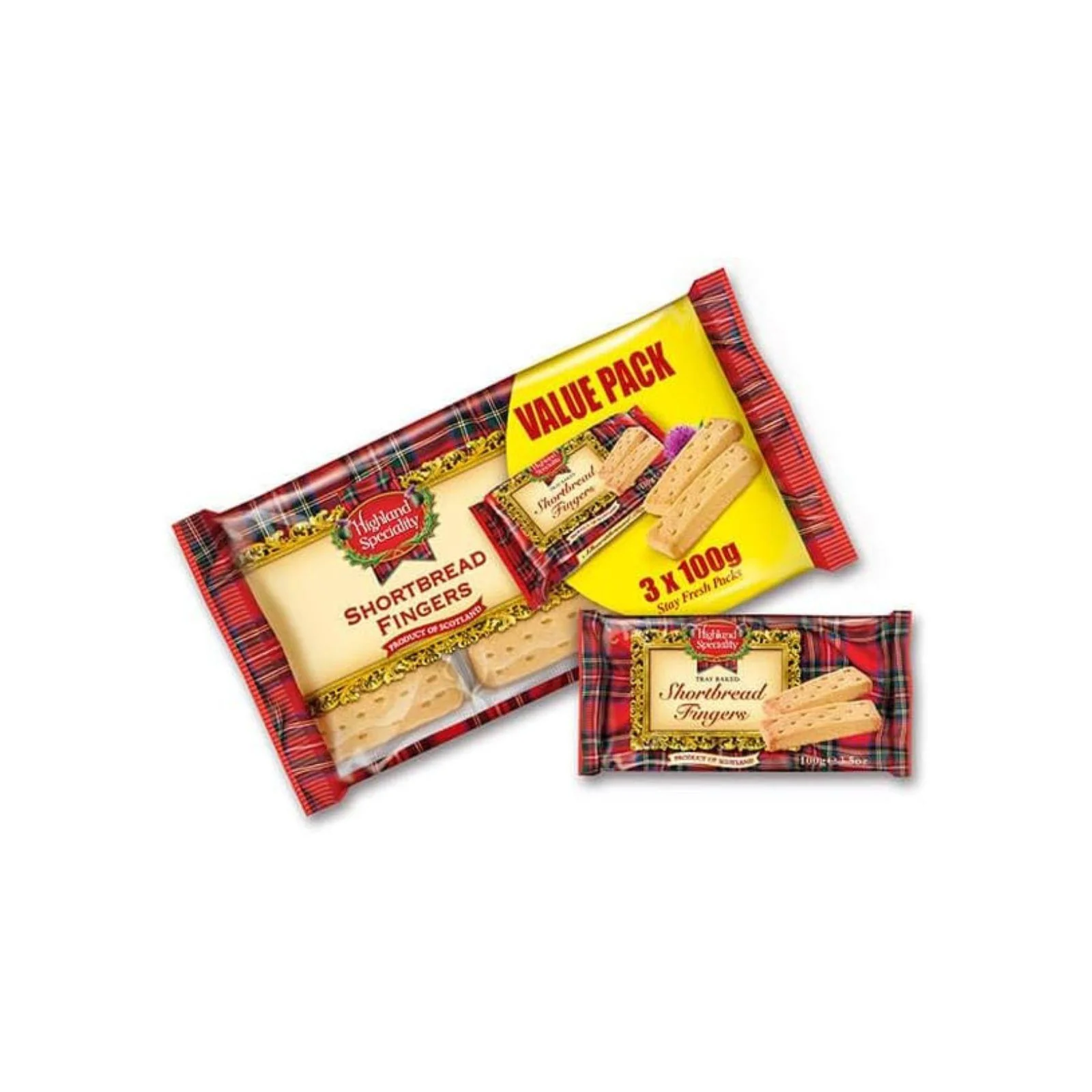 Highland Scottish Shortbread Fingers 300g (Box of 18) - Image 3