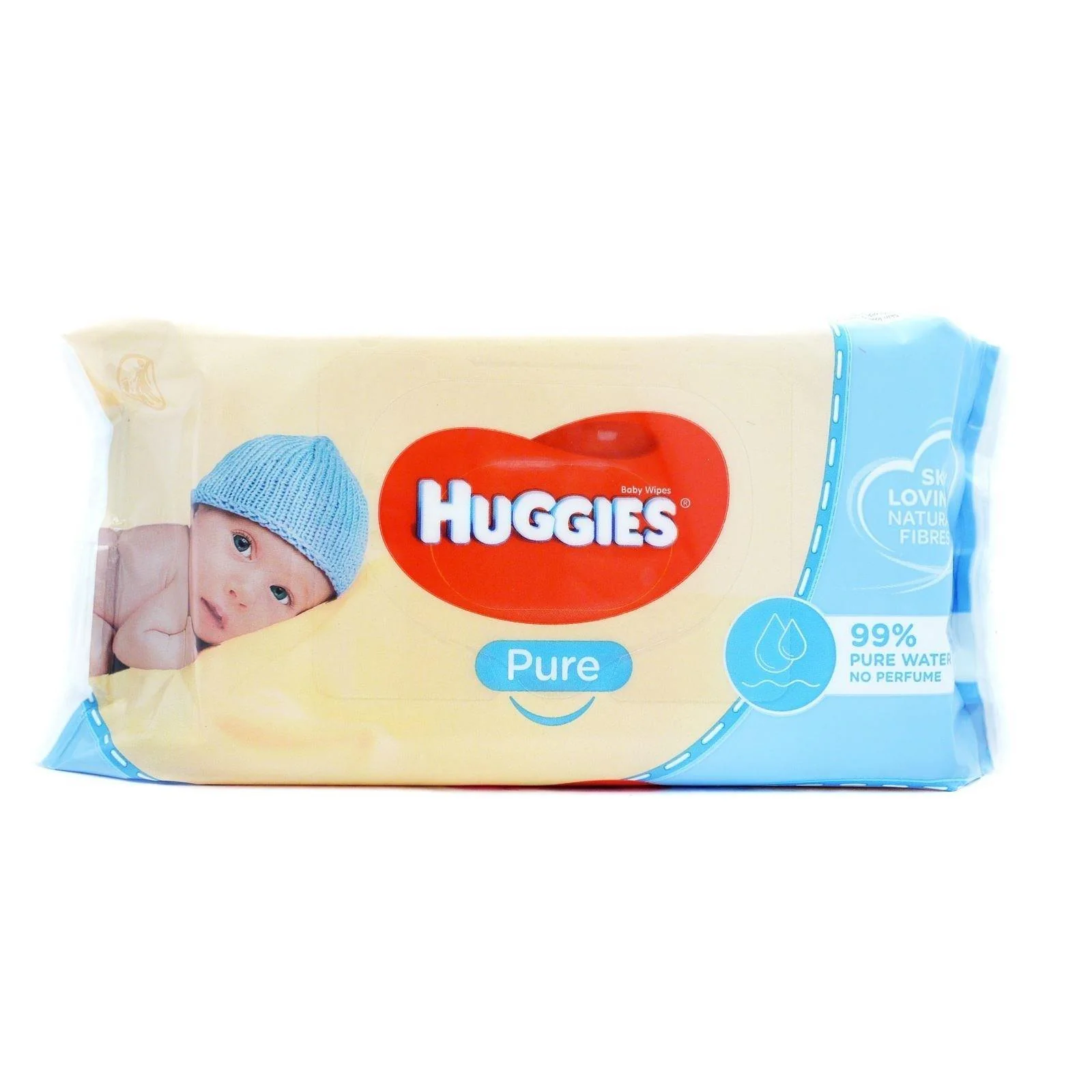 Huggies Baby Wipes Pure 56'S (Box of 10)