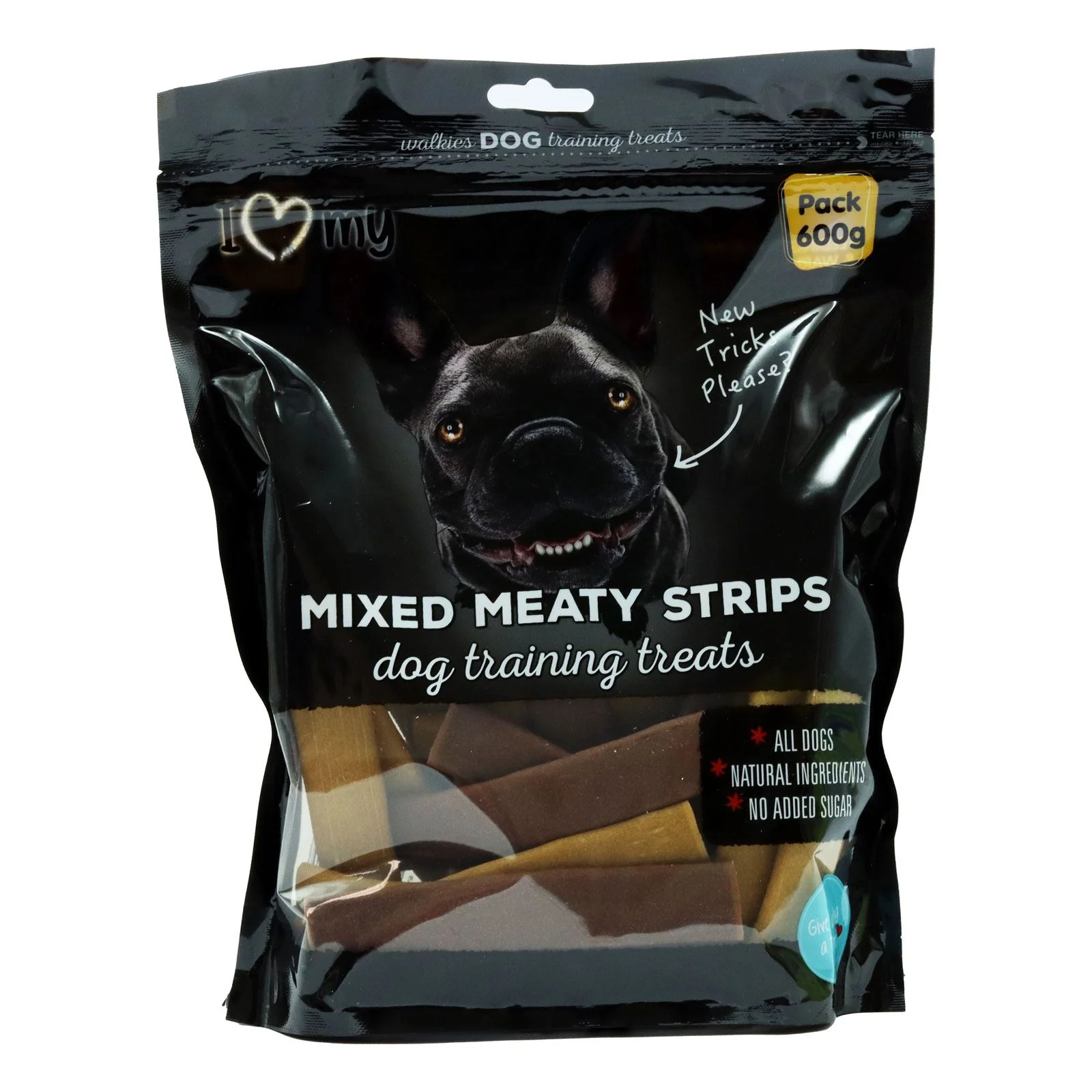 I Love My Pet Mixed Meaty Strips Dog Treats 600g (Box of 12) - Image 2