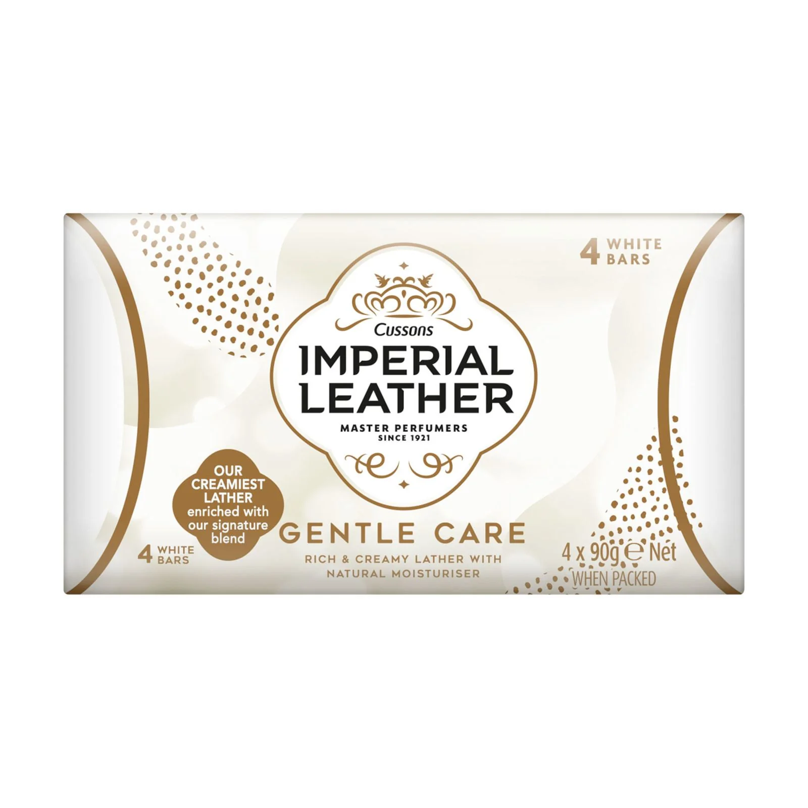 Imperial Leather Bar Soap Gentle Care Cleansing Bar 4x90g