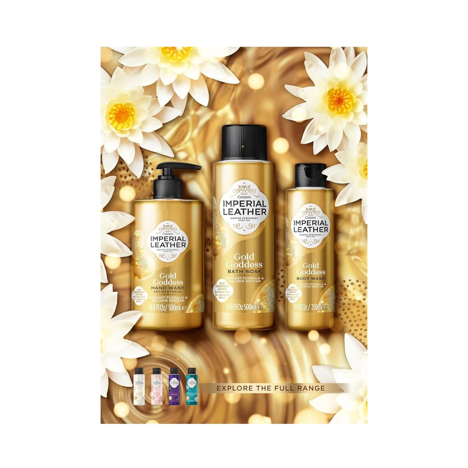 Imperial Leather Golden Goddess Bath Soak 500ml - Image 2