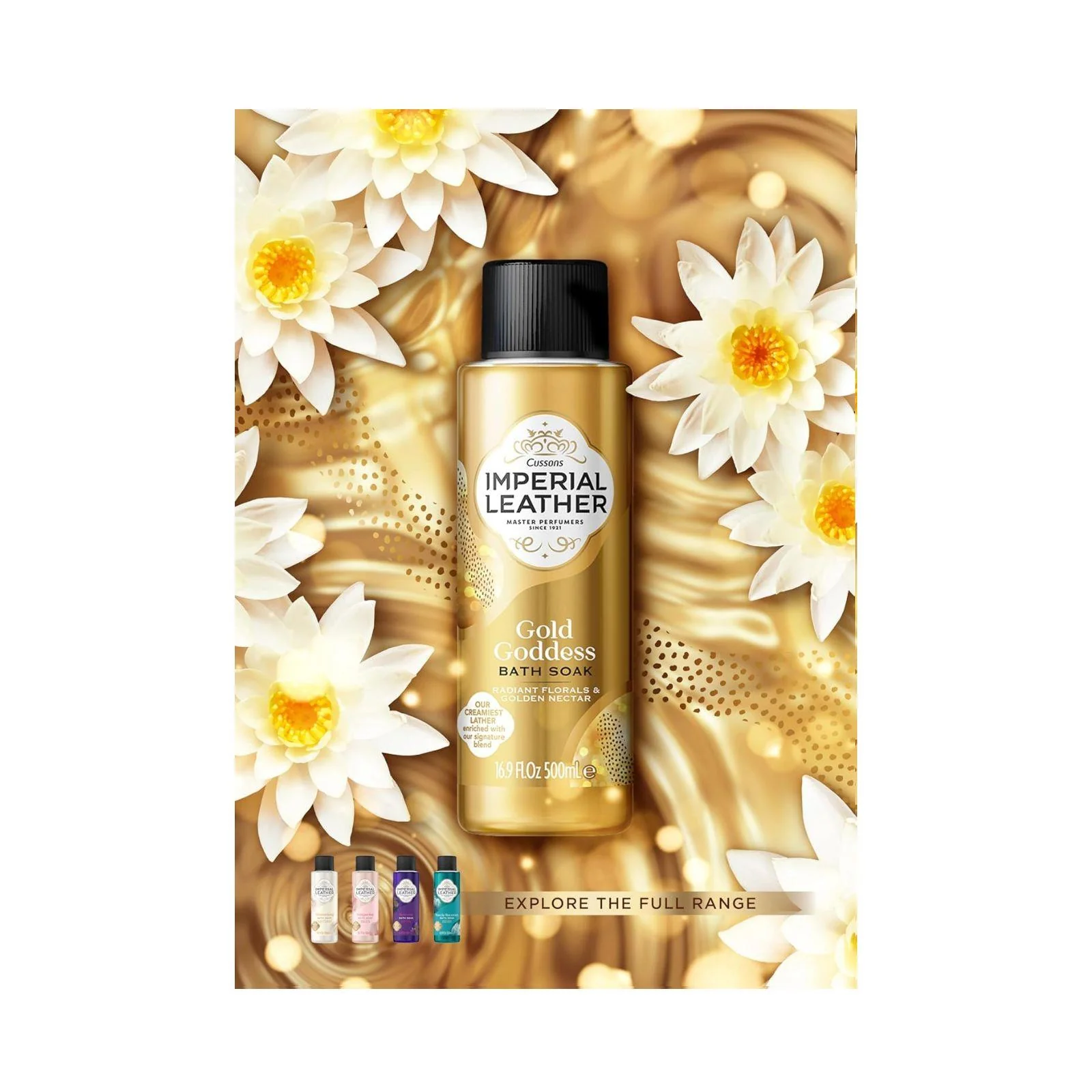 Imperial Leather Golden Goddess Bath Soak 500ml - Image 3
