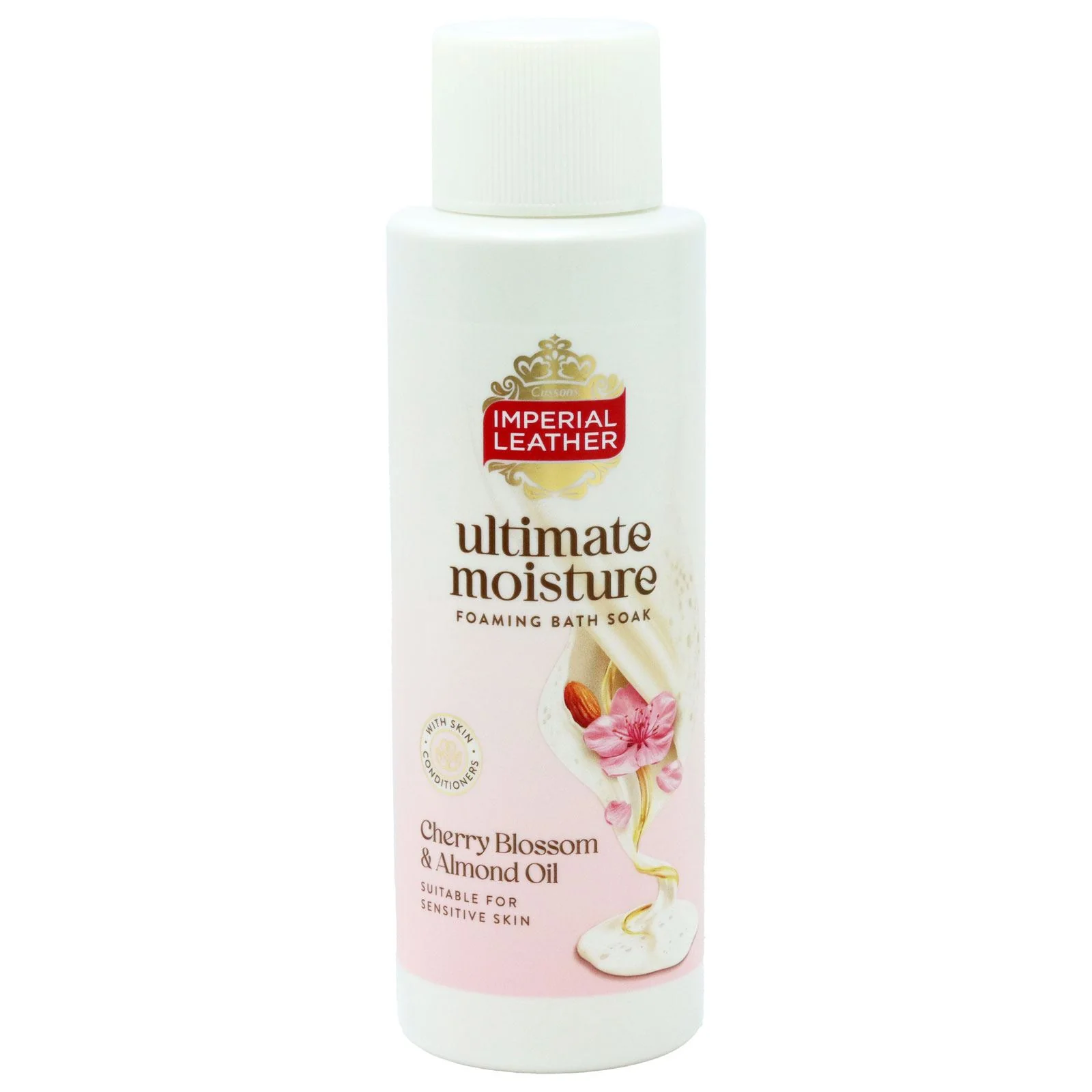 Imperial Leather Ultimate Moisture Cherry Blossom & Almond Oil Foaming Bath Soak, 450ml