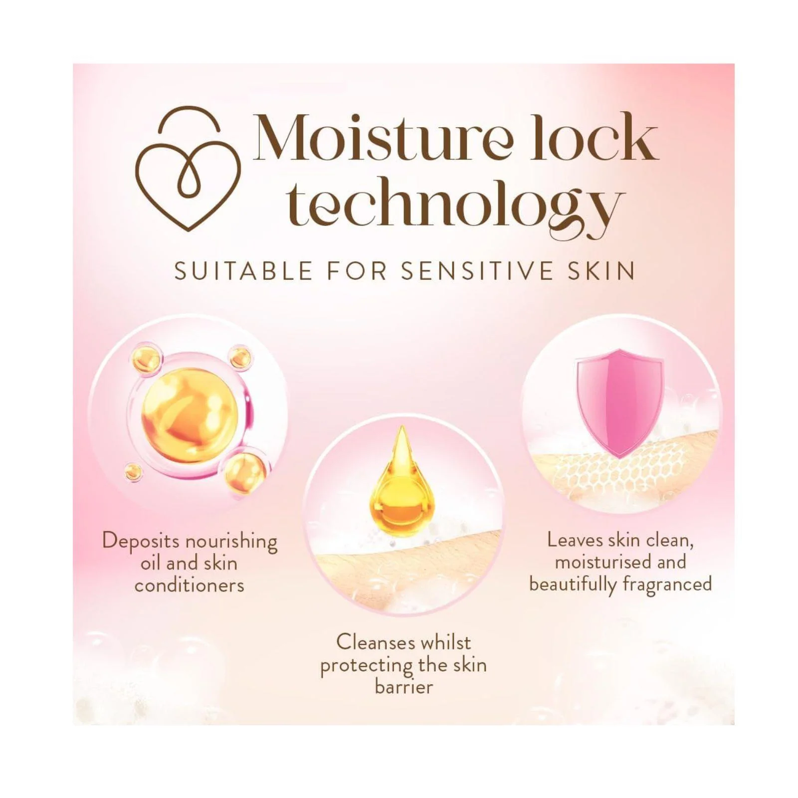 Imperial Leather Ultimate Moisture Cherry Blossom & Almond Oil Foaming Exfoliating Body Scrub, 225ml - Image 4
