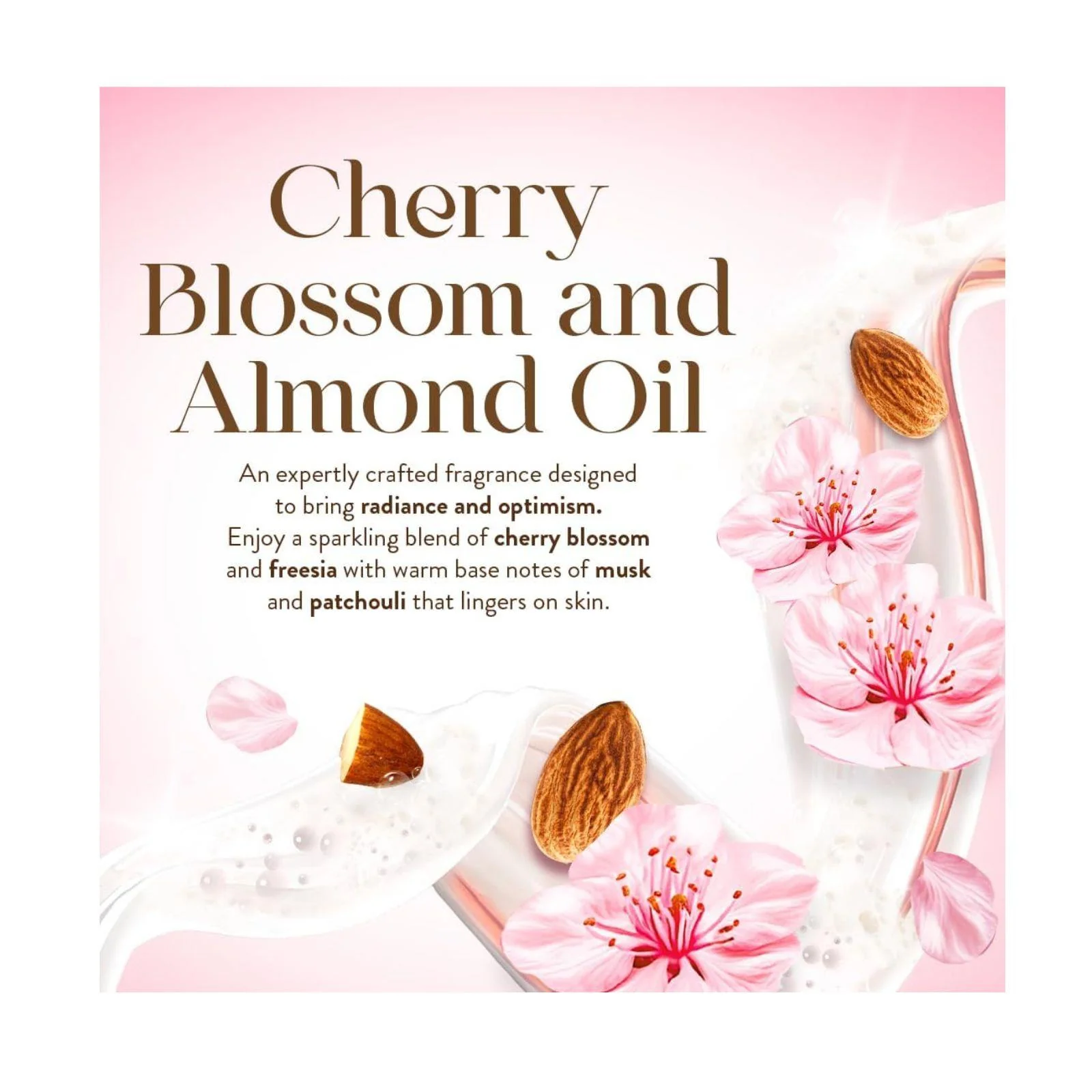 Imperial Leather Ultimate Moisture Cherry Blossom & Almond Oil Foaming Exfoliating Body Scrub, 225ml - Image 6