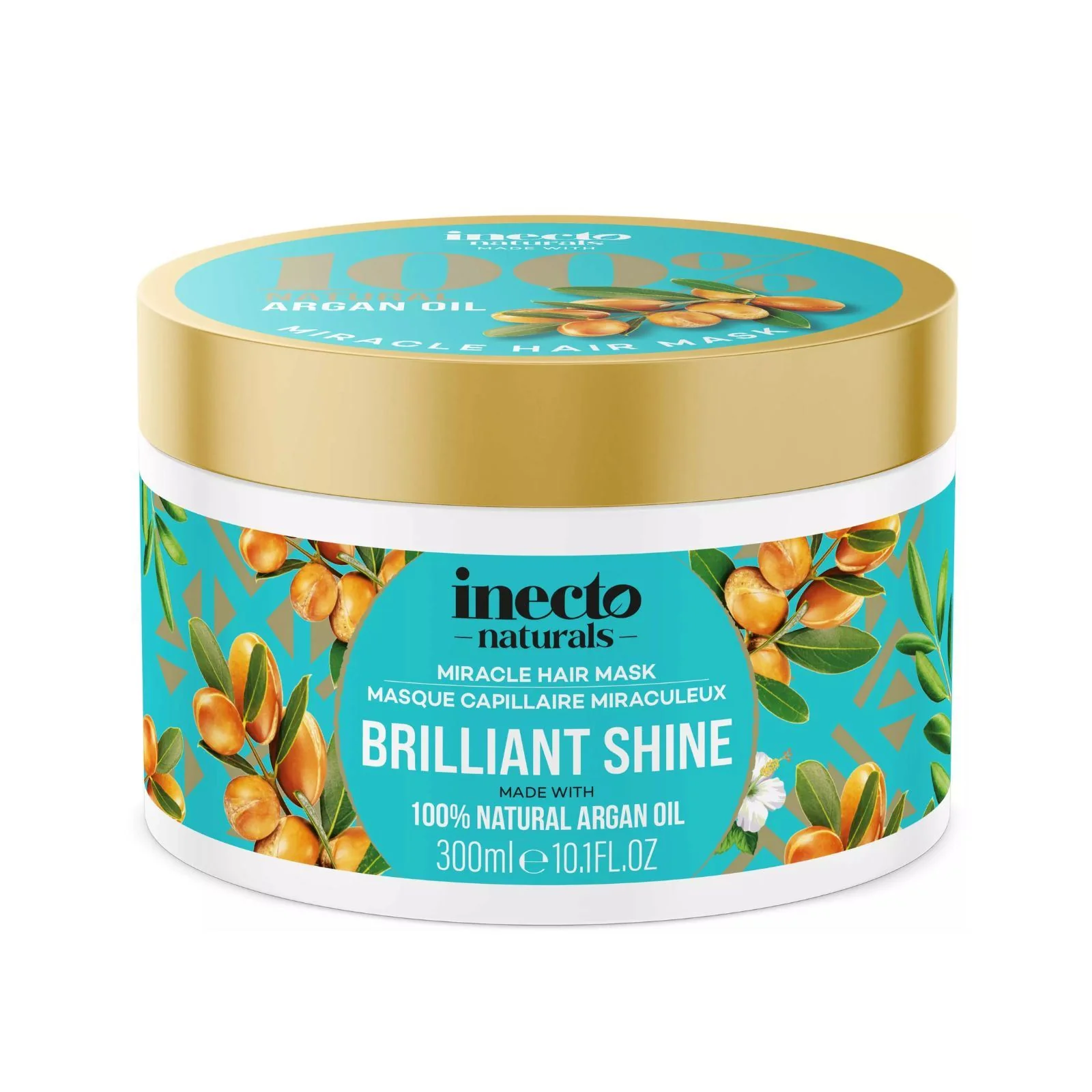 Inecto Brilliant Shine Argan Miracle Hair Mask 300ml