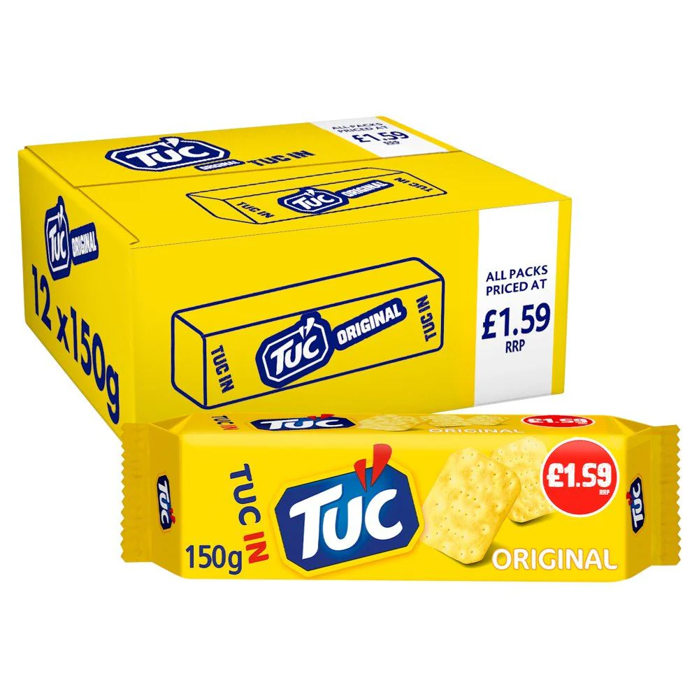 Jacob's TUC Original Snack Crackers (12 x 150g)