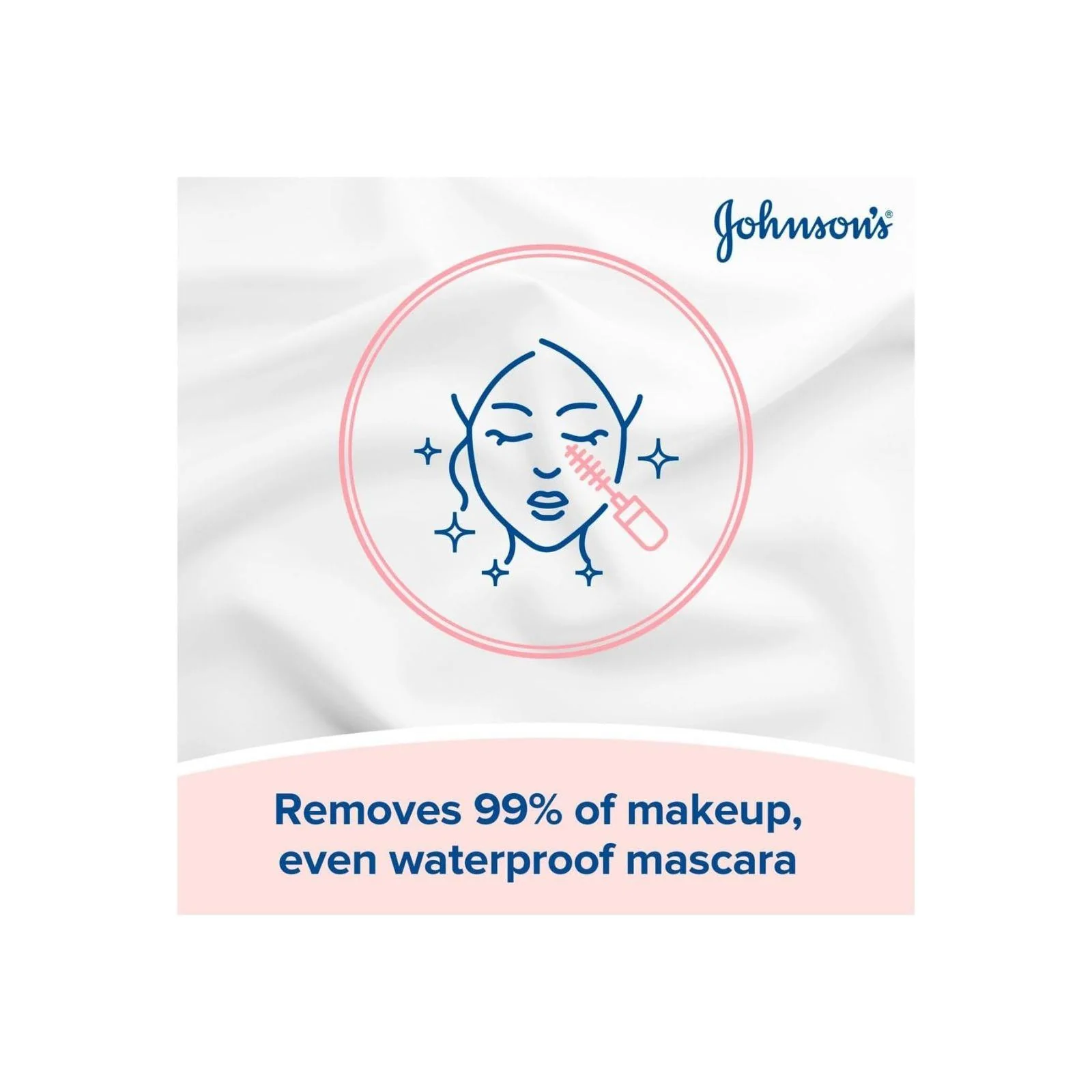 Johnson's Face Care Make Up Be Gone Refreshing Wipes (Pack of 25) - Image 4