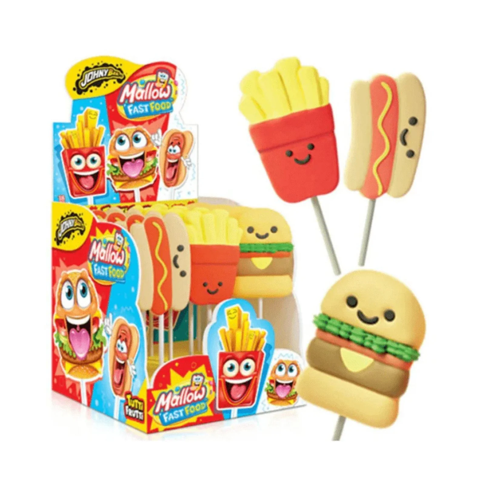 Johny Bee Mallow Fast Food 35g (Box of 18)