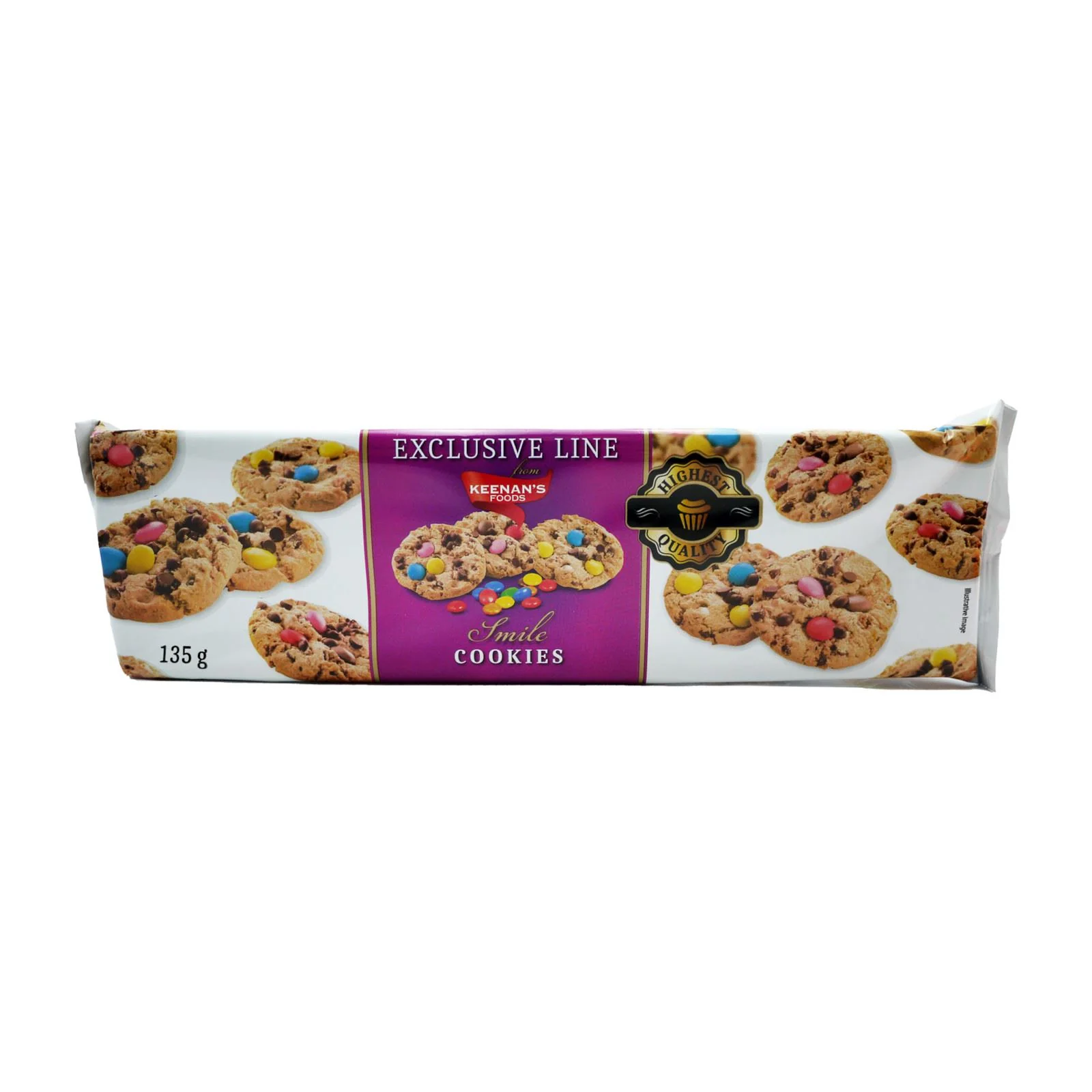 Keenans Smile Cookies 135g (Box of 25)