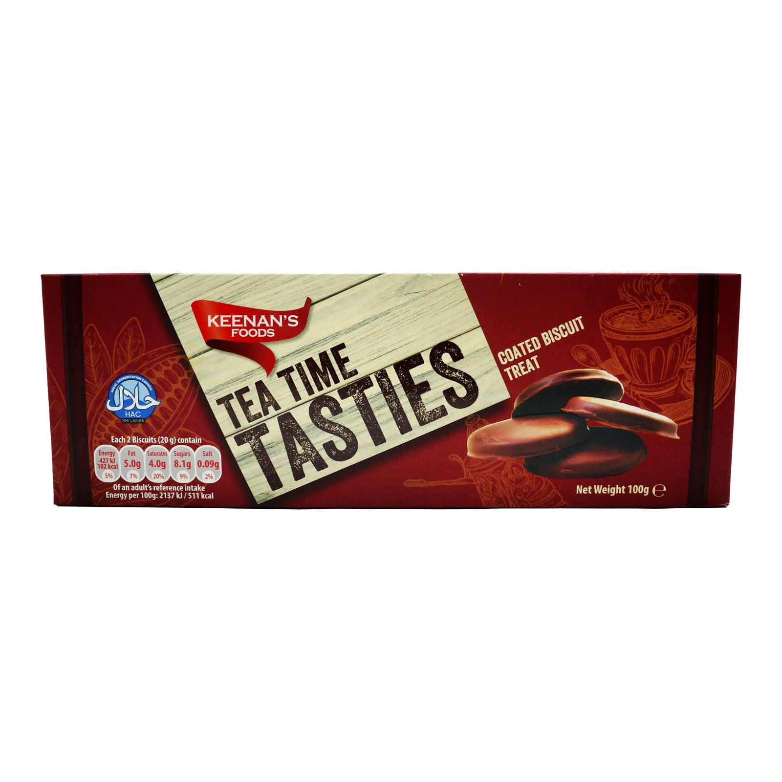Keenans Teatime Tasties 100g (Box of 15)
