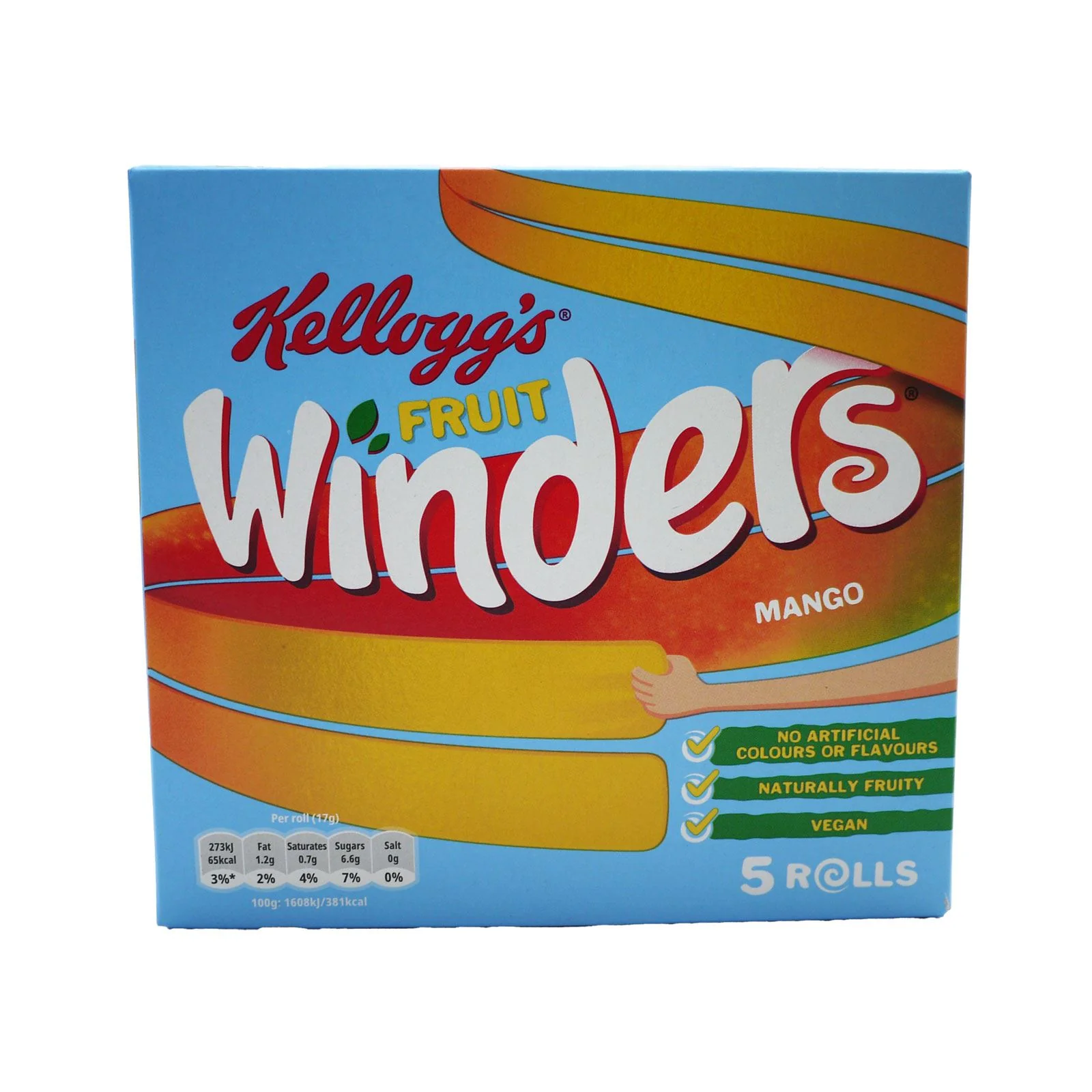 Kelloggs Fruit Winders Mango 5pk