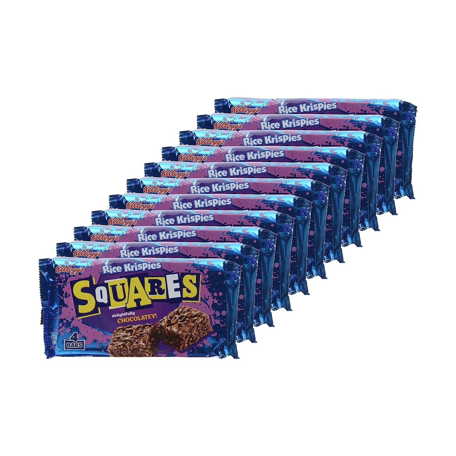 Kellogg's Rice Krispies Squares Chocolate Bars 4x36g (Box of 11) - Image 2