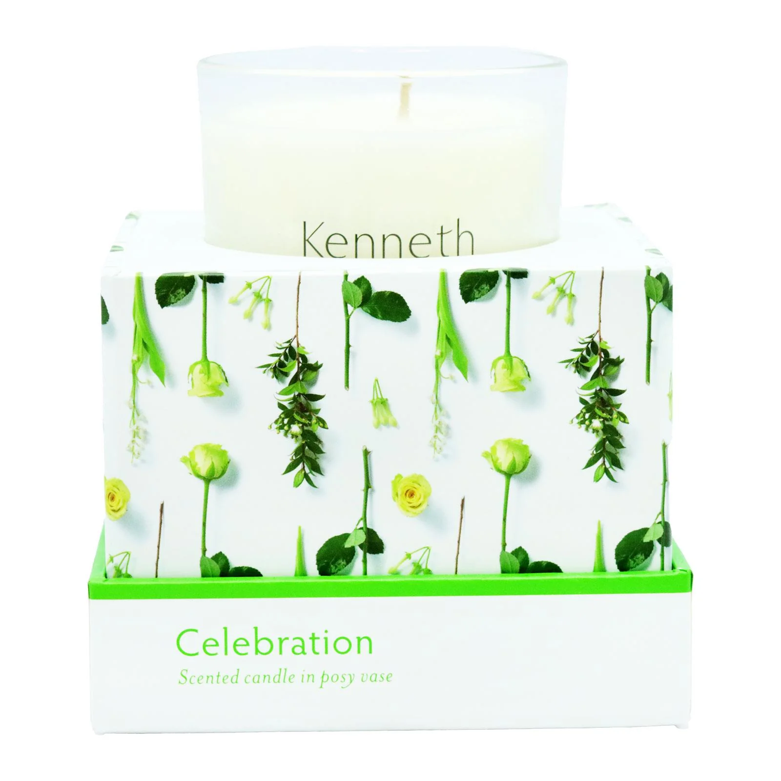 Kenneth Turner Candle in Posy Vase - Celebration 200g - Image 2