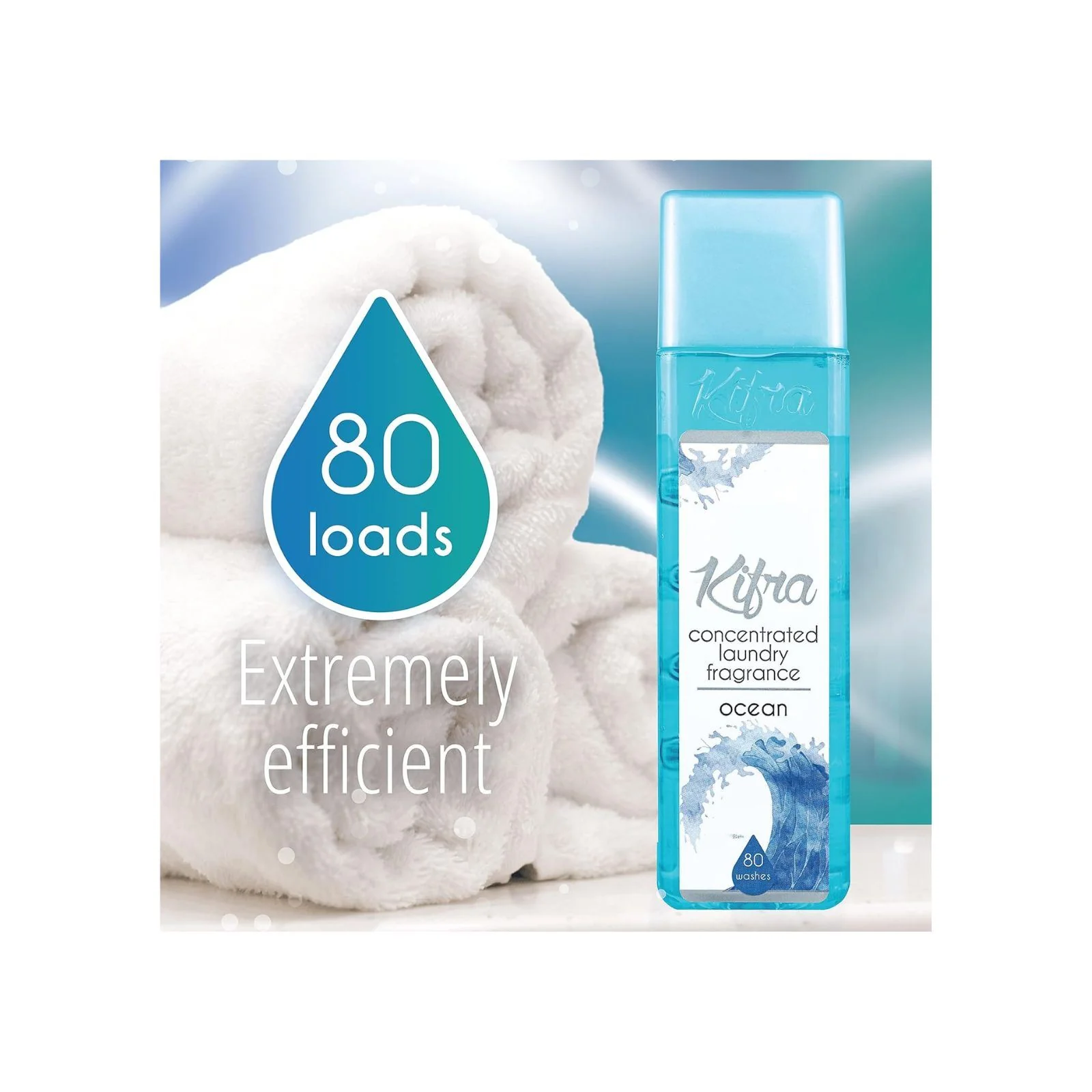 KIFRA OCEAN Concentrated Laundry Fragrance 6.76 Fl Oz 200ml 80 Washing Cycles - Image 2