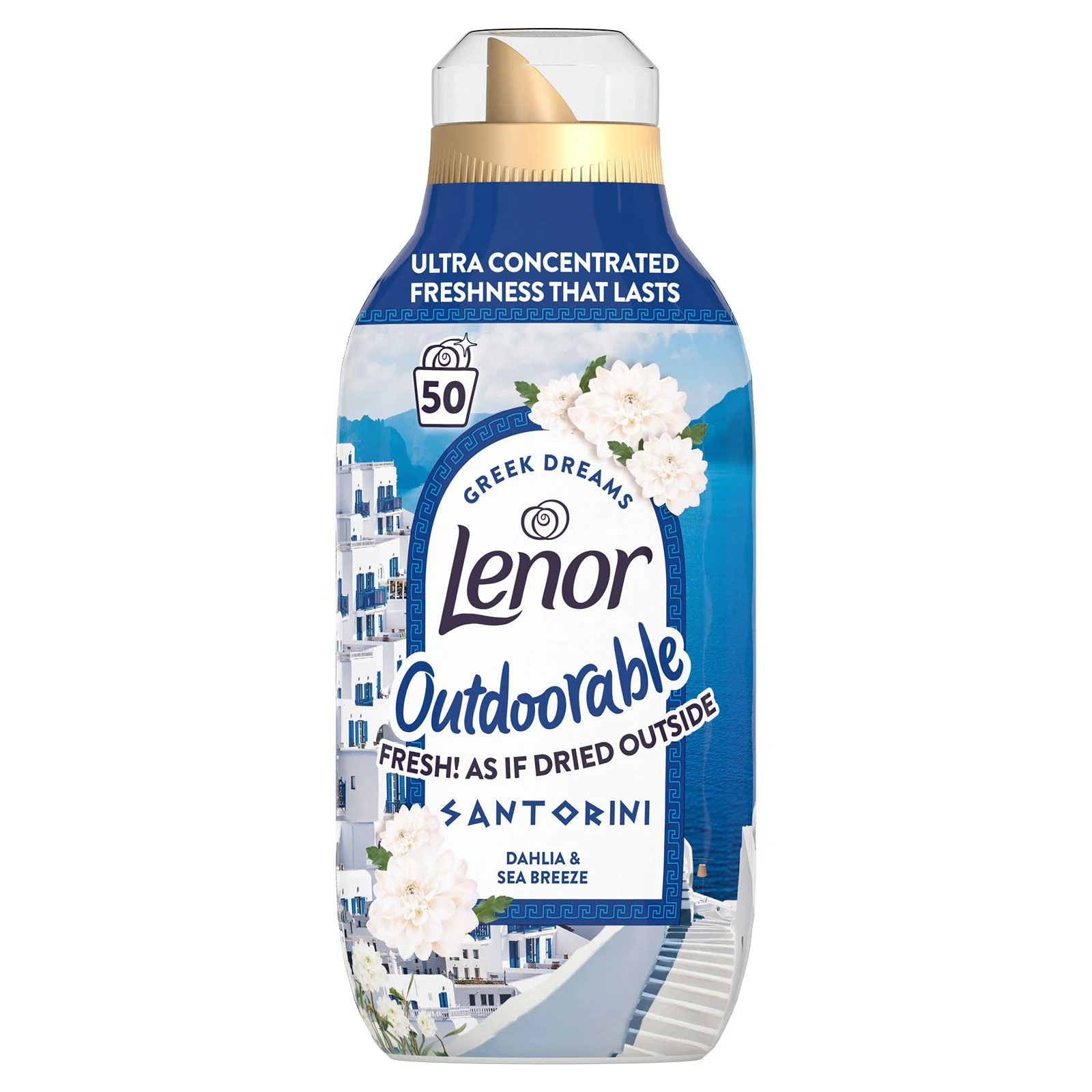 Lenor Outdoorable Fabric Conditioner Santorini Dahlia & Sea Breeze (700ml)