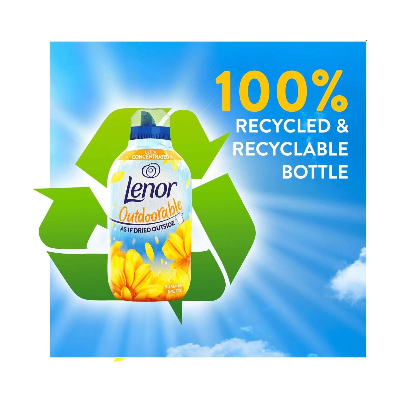 Lenor Outdoorable Fabric Conditioner Summer Breeze 50 Washes - Image 3