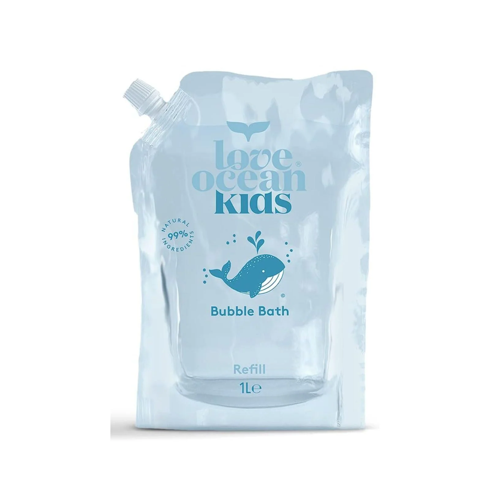 Love Ocean Kids Bubble Bath, Refillable Pouch 1 Litre
