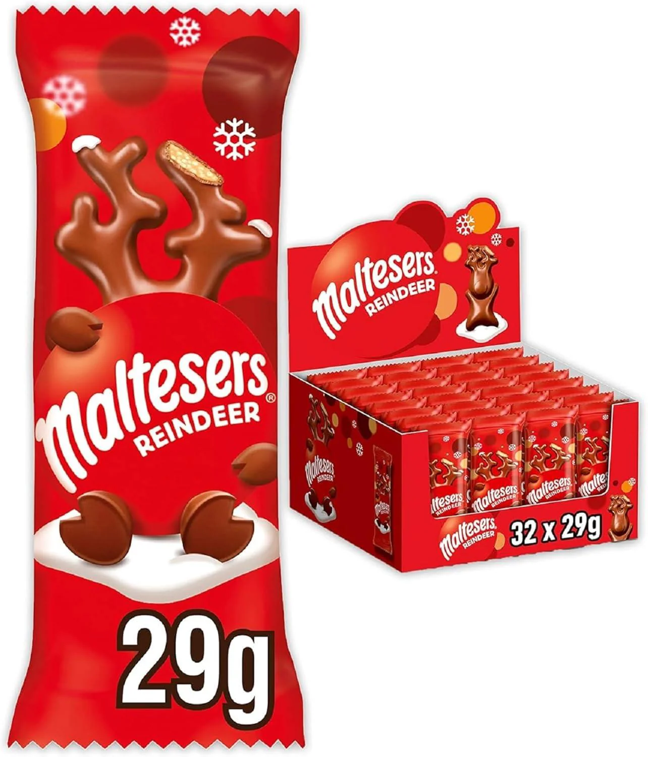 Maltesers Chocolate Reindeer 29g (Box of 32) - Image 3