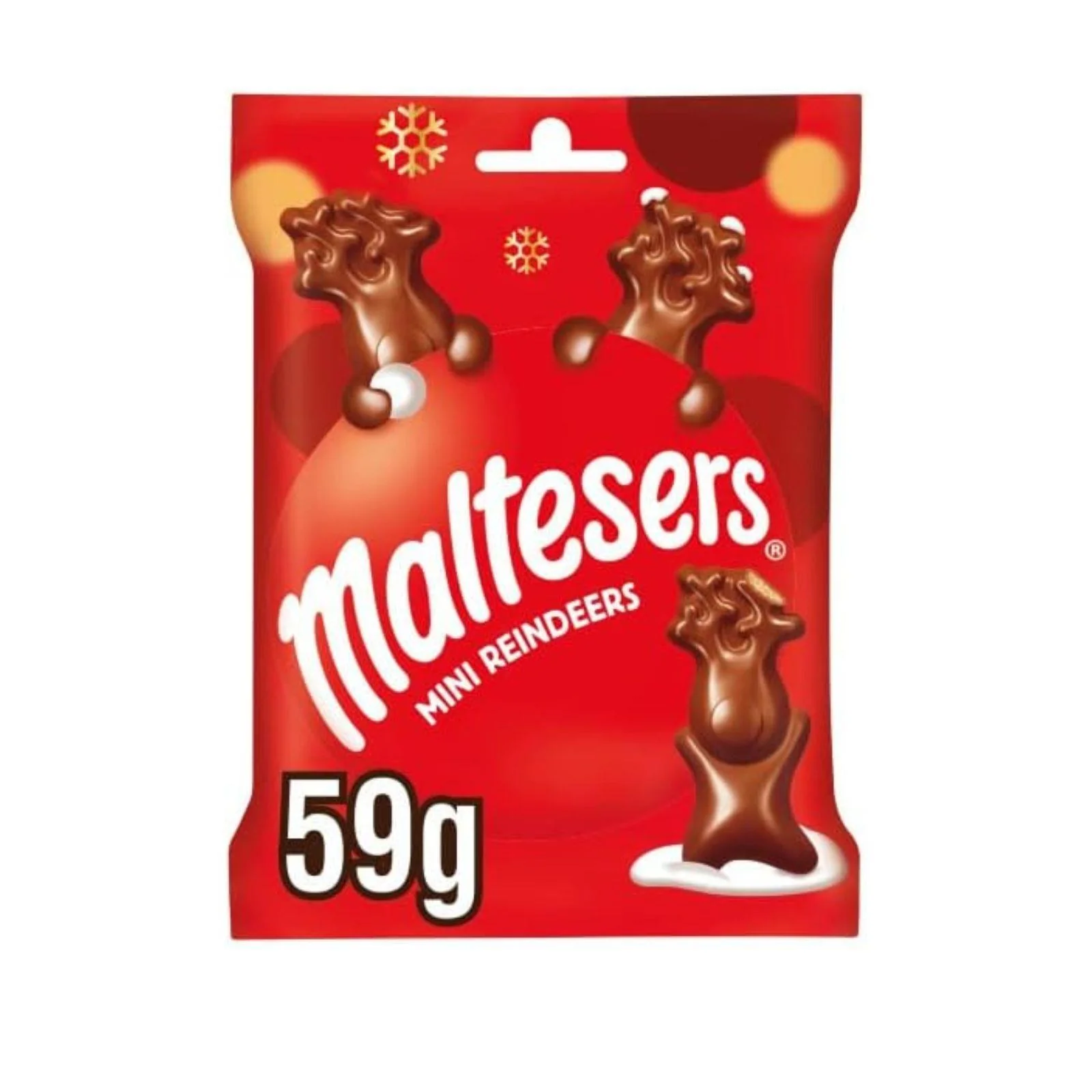 Maltesers Mini Milk Chocolate Reindeer, Christmas Gifts,59g (Box of 24) - Image 3