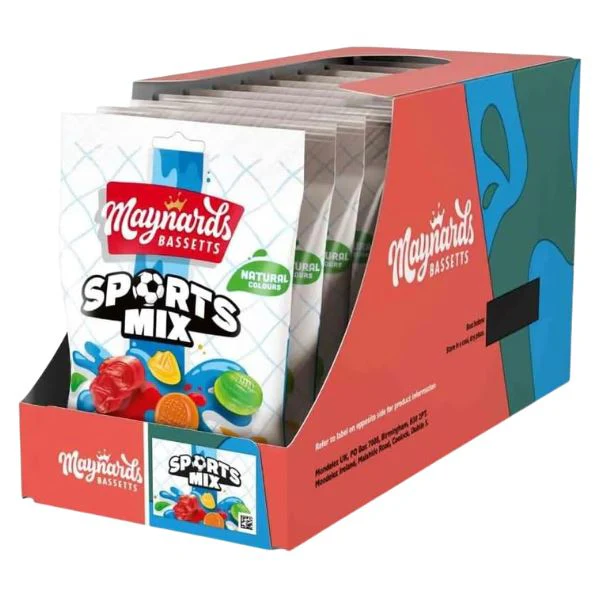 Maynards Bassetts Sports Mix Candy Sweets Sharing Bag (10 x 110g)
