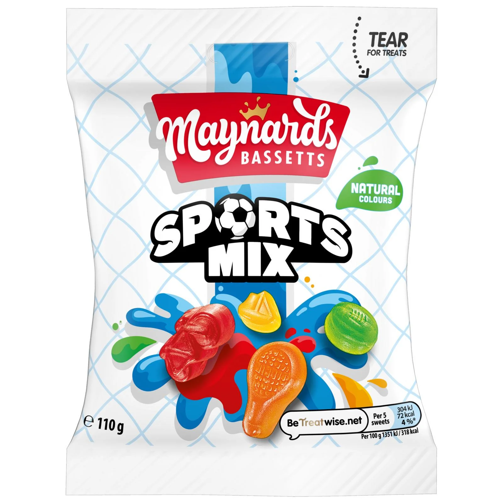 Maynards Bassetts Sports Mix Candy Sweets Sharing Bag (10 x 110g) - Image 2