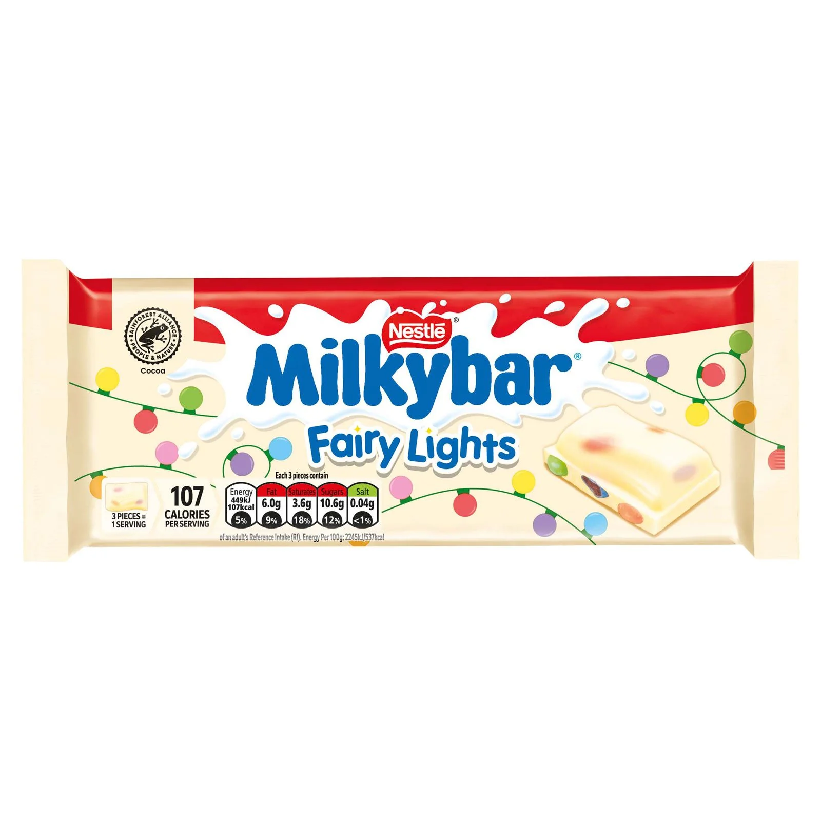 Milkybar Fairy Lights Block 100g