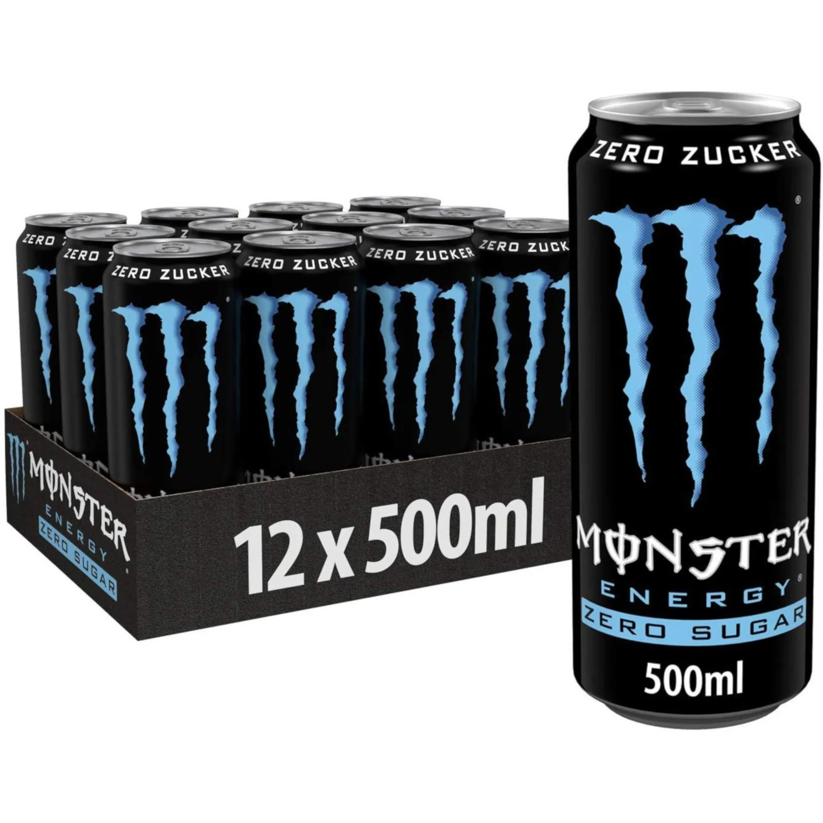 Monster Energy Drink Absolutely Zero 500ml (Box of 12) - Image 2