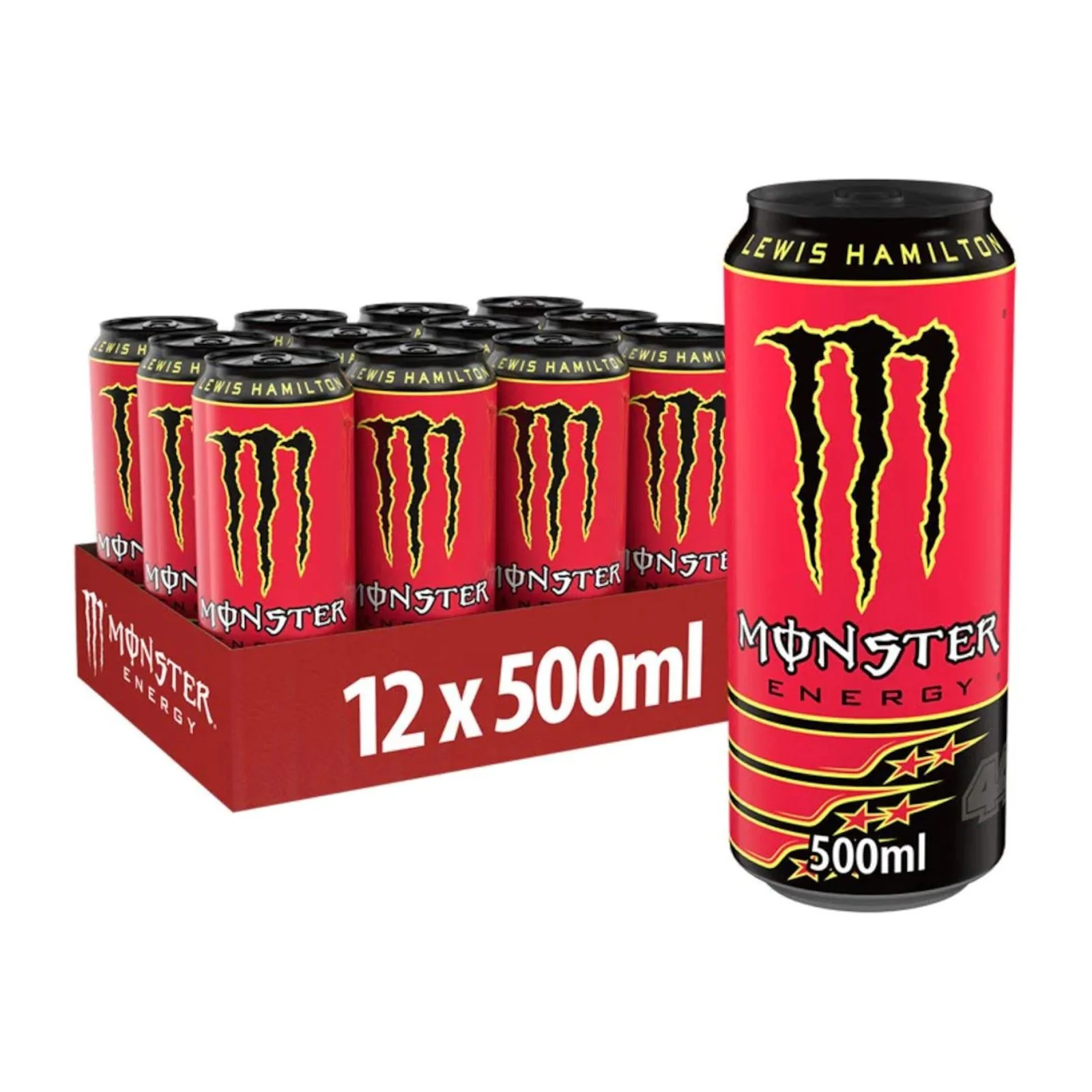 Monster Lewis Hamilton Energy Drink Can 500 ml (Box of 12) - Image 2