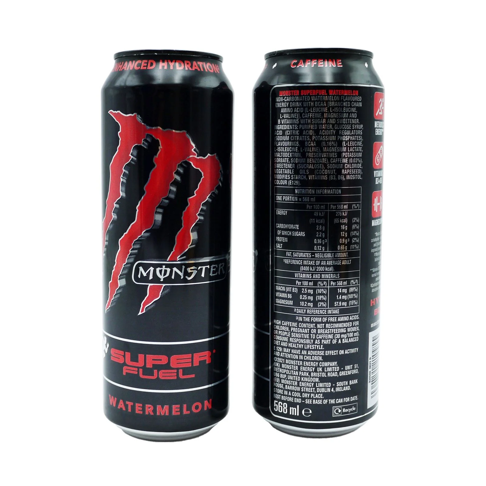 Monster Super Fuel Watermelon 568 ml (Box of 12)