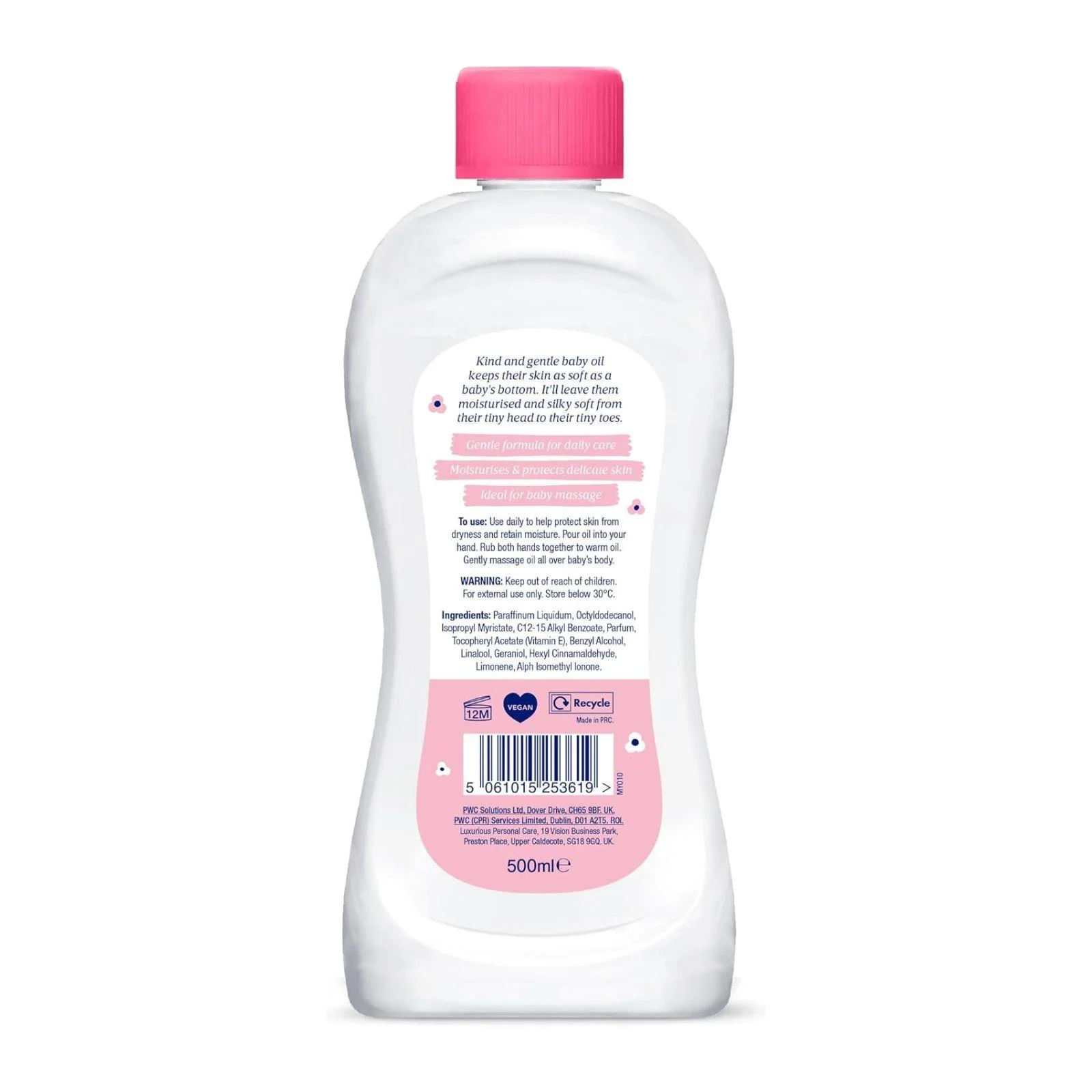 My Little Miracle Wriggly Baby Oil 500ml - Image 2