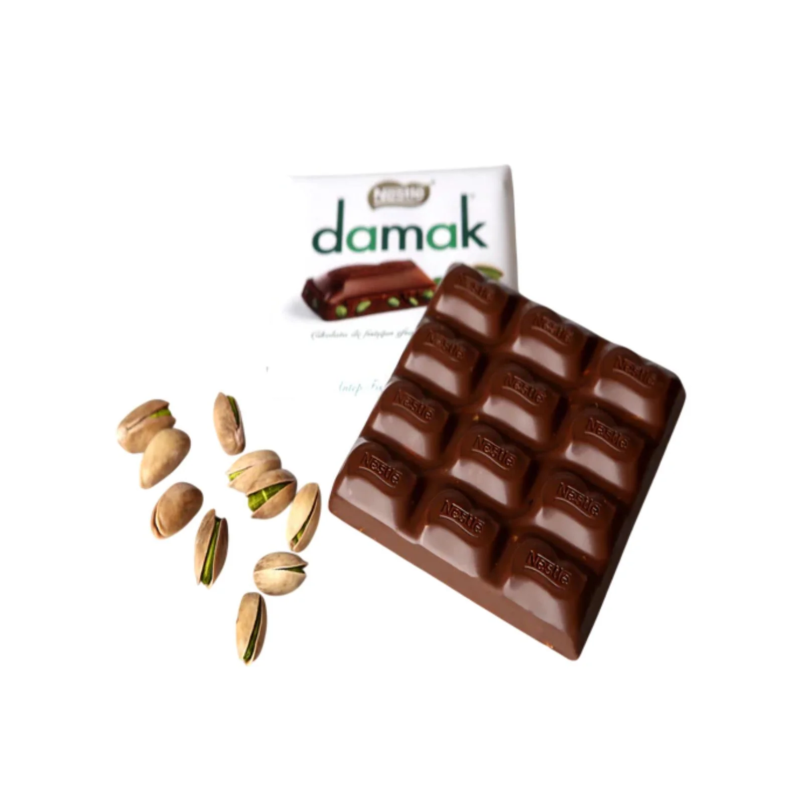 Nestle Damak Fine Chocolate with Pistachios 60g (Box of 6) - Image 2