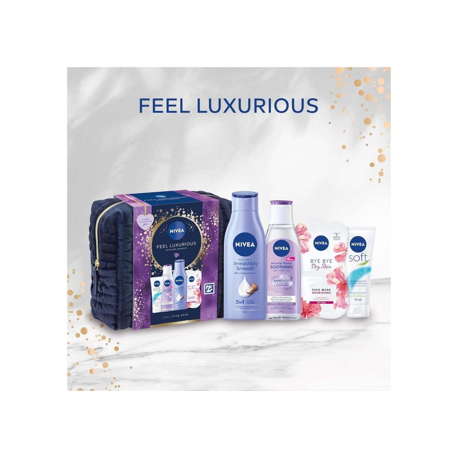 NIVEA Feel Luxurious Gift Set Women's Gift Set with Beauty Products - Image 2