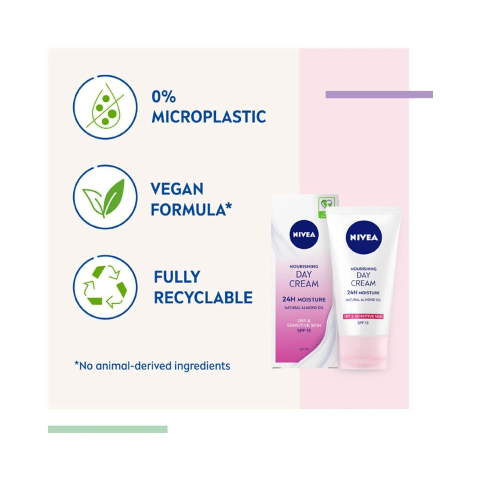 NIVEA Nourishing Day Cream, 50ml - Image 2